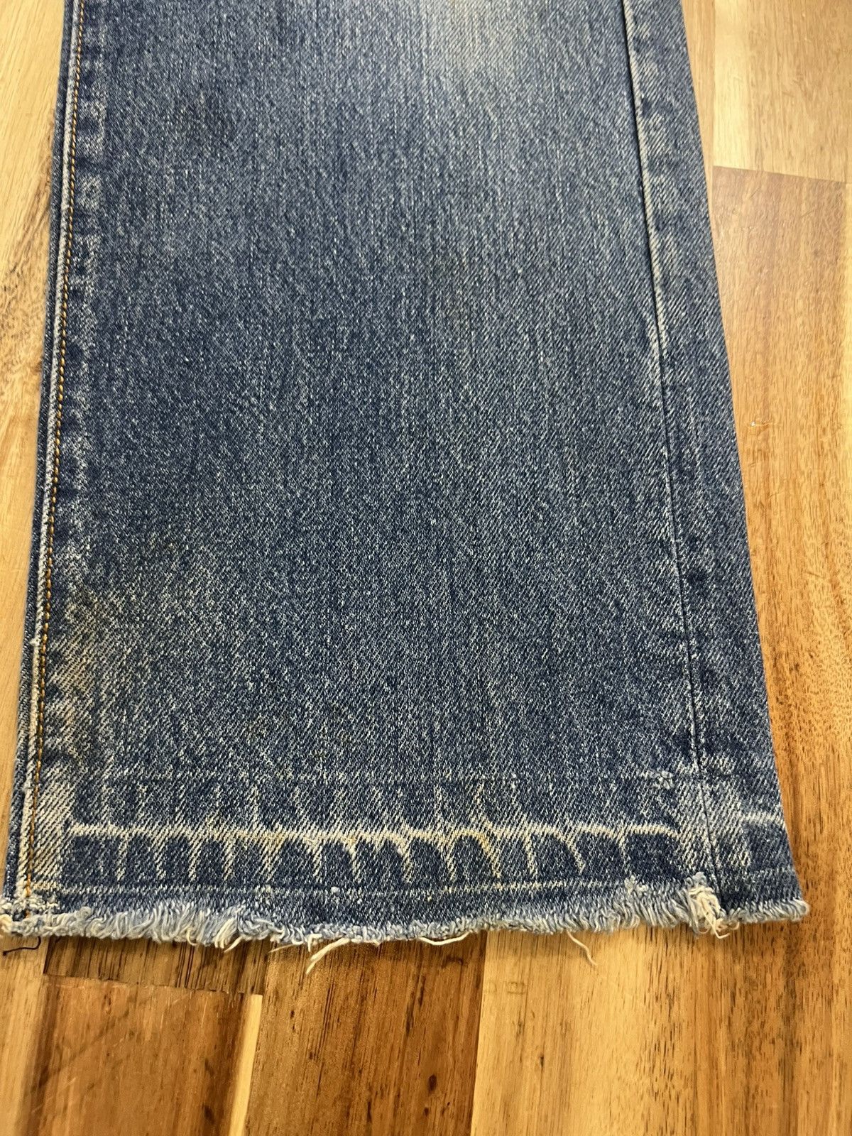 Levi's Vintage Levis 501XX Small E Distressed Denim Jeans Size US 32 / EU 48 - 6 Thumbnail