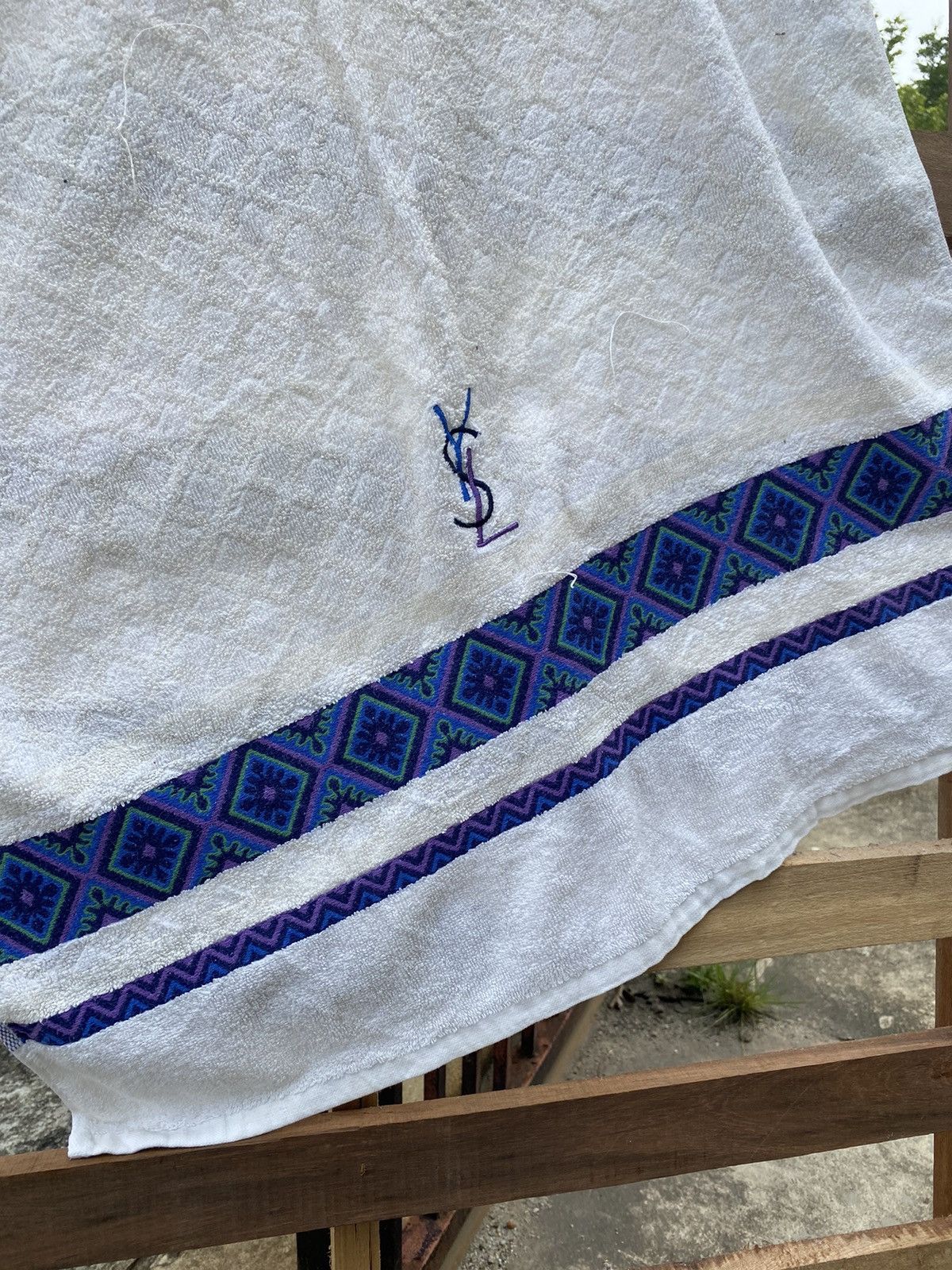 Vintage × Yves Saint Laurent YVES SAINT LAURENT TOWEL VERY RARE Size ONE SIZE - 3 Thumbnail
