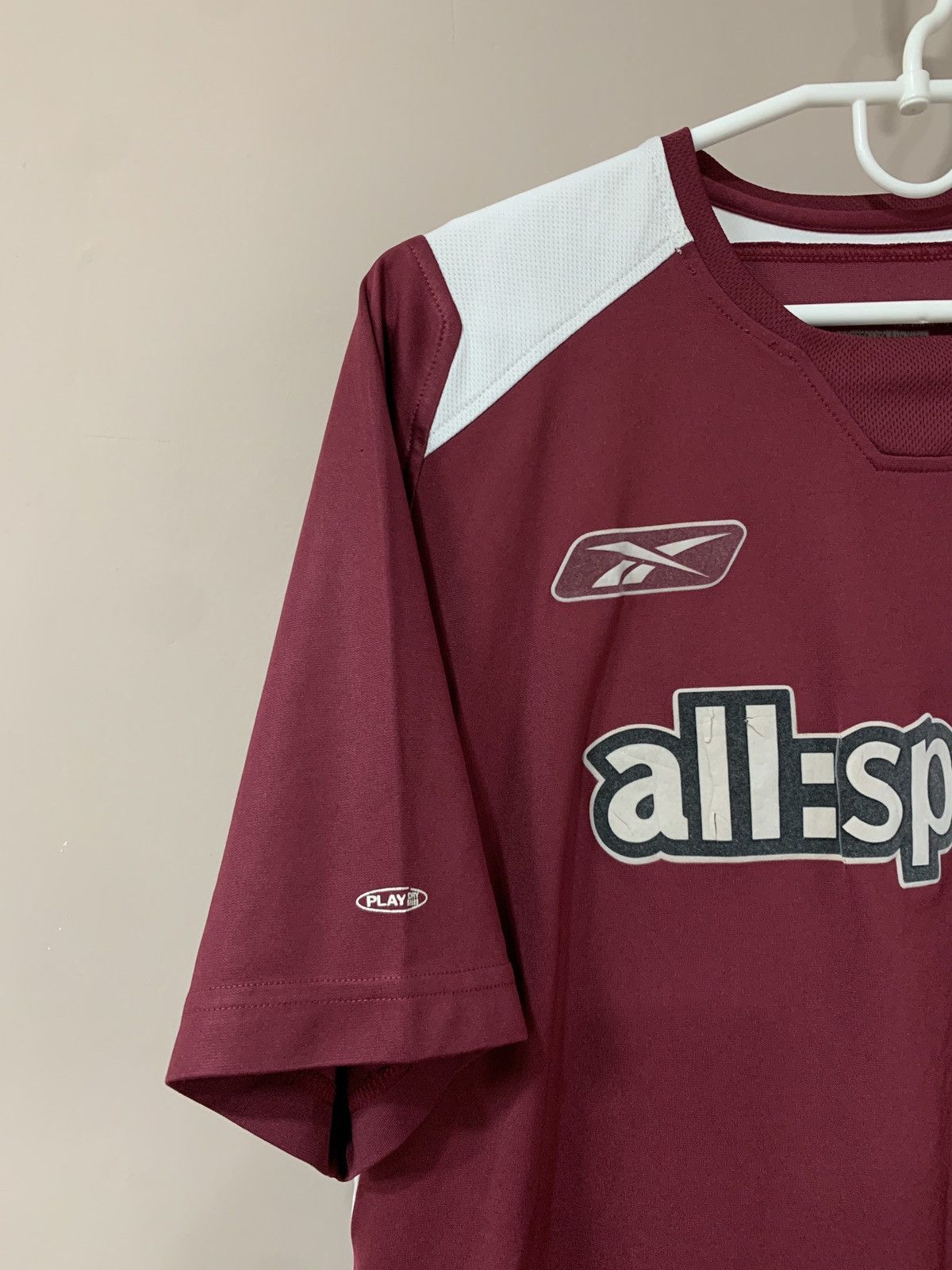 Reebok × Vintage Heart Of Midlothian Home Football Shirt Reebok Soccer Jersey Size US M / EU 48-50 / 2 - 4 Thumbnail