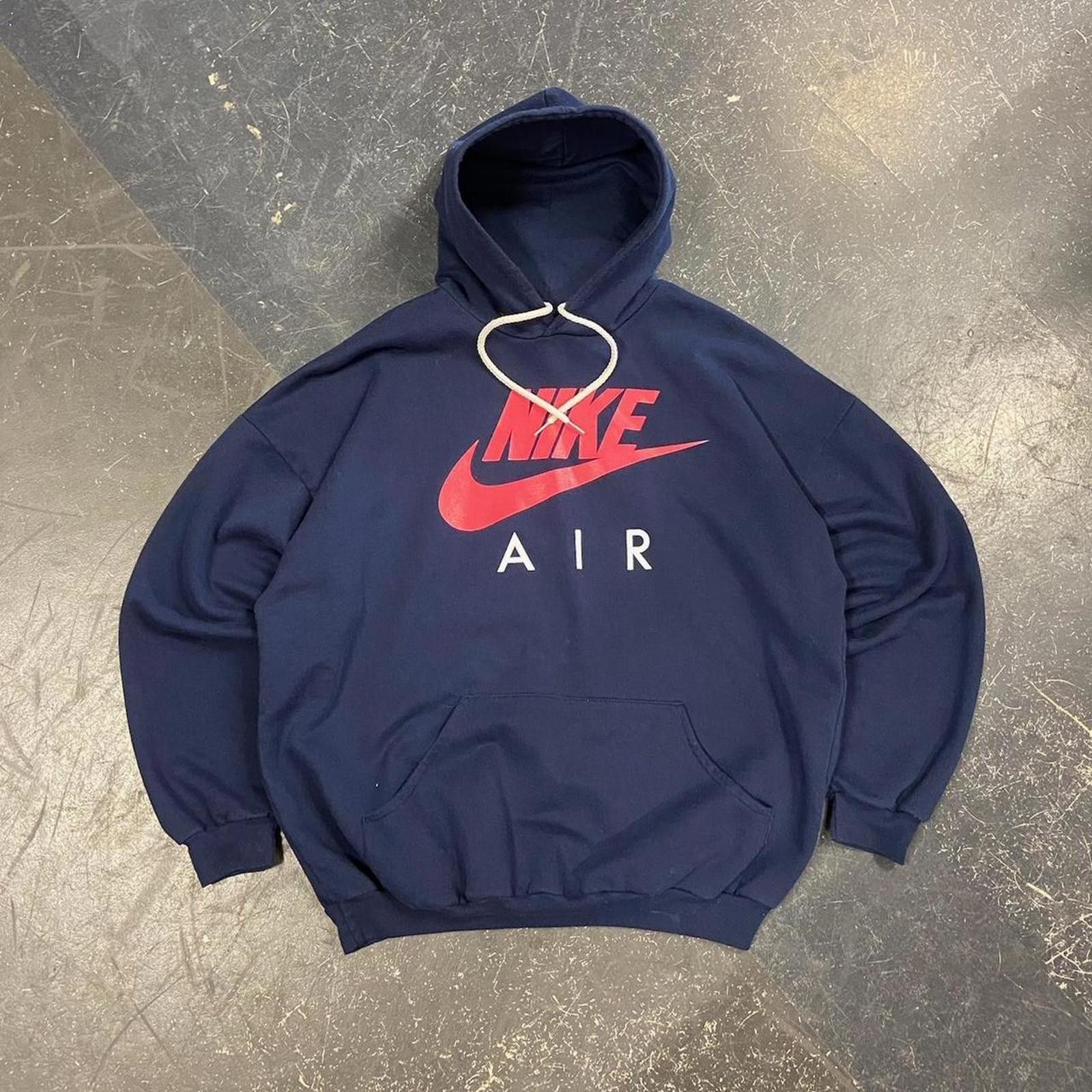 Nike 80s Nike Air Hoodie Size US L / EU 52-54 / 3 - 1 Thumbnail