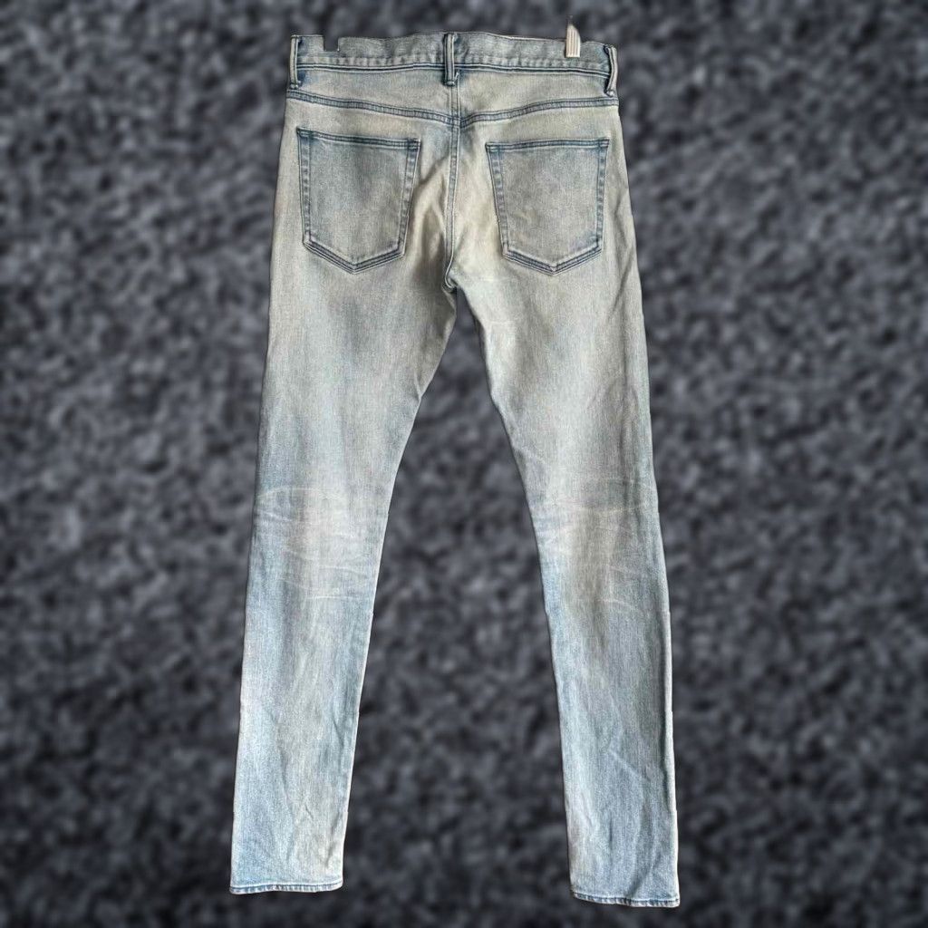 John Elliott VINTAGE John Elliott Cast 2 Jeans Plumas Slim Low Rise 30 Jeans Mens Blue Denim 33in 9.5in 5-pocket Slimming Button Fly Size US 30 / EU 46 - 1 Thumbnail