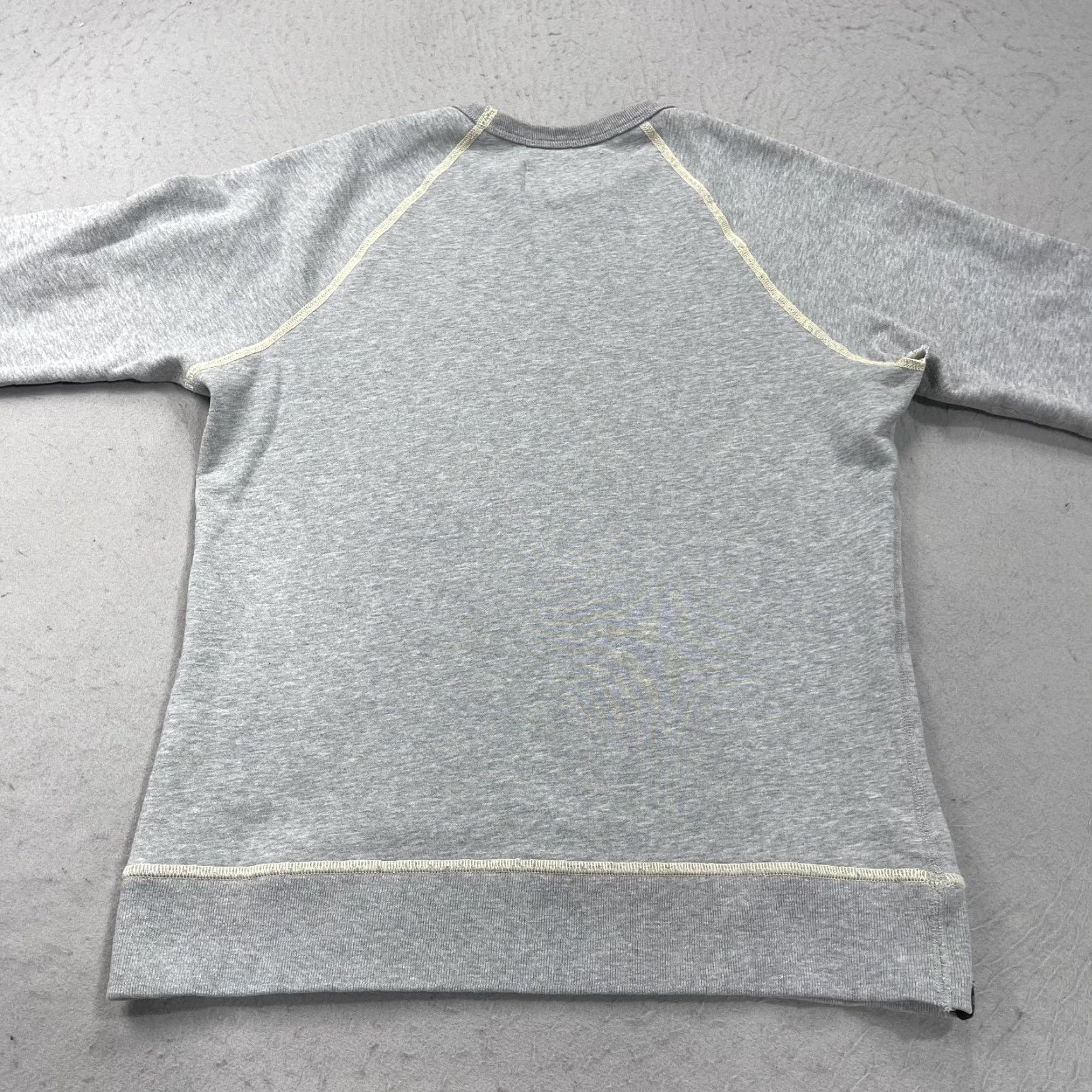 Pistola Pistol Lake Sweatshirt Mens Small Gray Raglan Single V Made USA 100% Cotton Crew Size US S / EU 44-46 / 1 - 5 Thumbnail