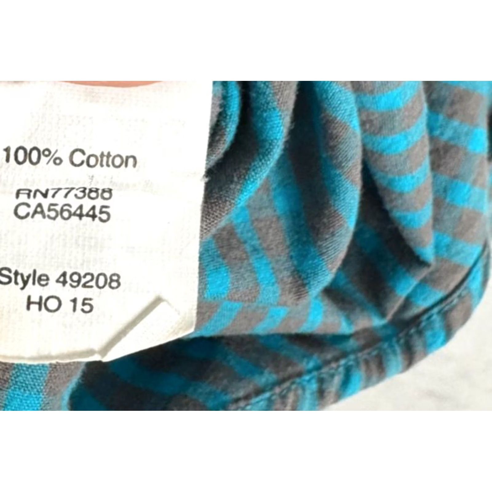 J.Crew J CREW Slim Fit Shirt Mens XL Blue Gray Gingham Check Button Down 100 Cotton L/S Size US XL / EU 56 / 4 - 6 Thumbnail