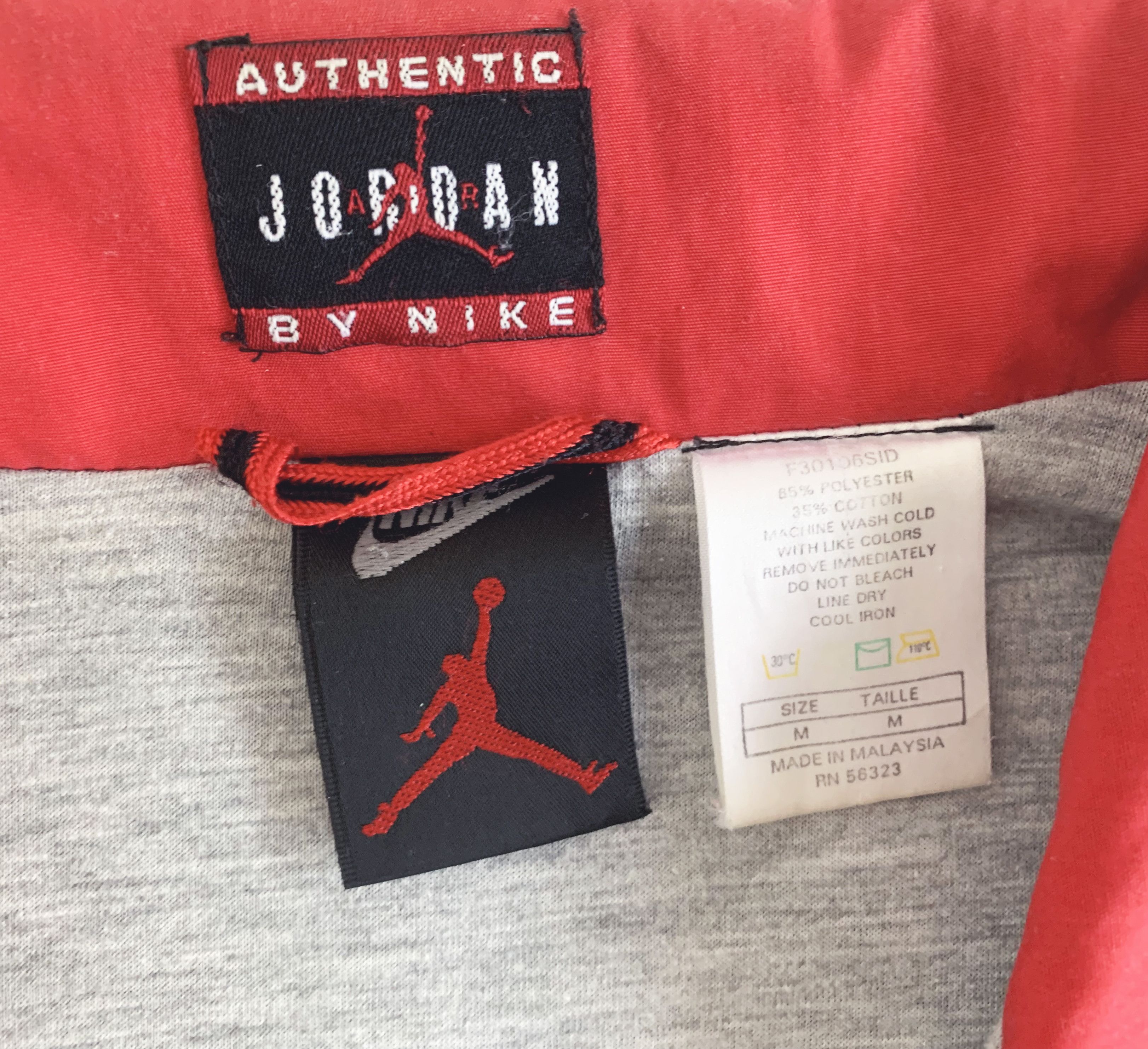 Jordan Brand Vintage 90s NIKE Air Jordan Windbreaker Jacket Jumpman Rare Size US M / EU 48-50 / 2 - 4 Thumbnail