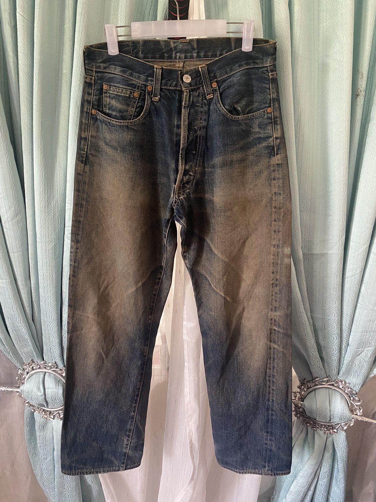 image of Denime Japan Selvedge Jeans in Blue, Men's (Size 30)