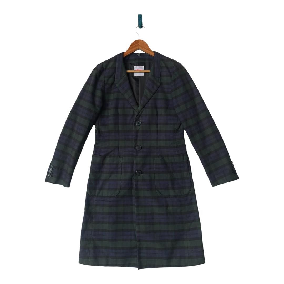 Ne-Net Authentic Japan! Net Net by Issey Miyake Plaid Long Jacket Size M / US 6-8 / IT 42-44 - 1 Thumbnail