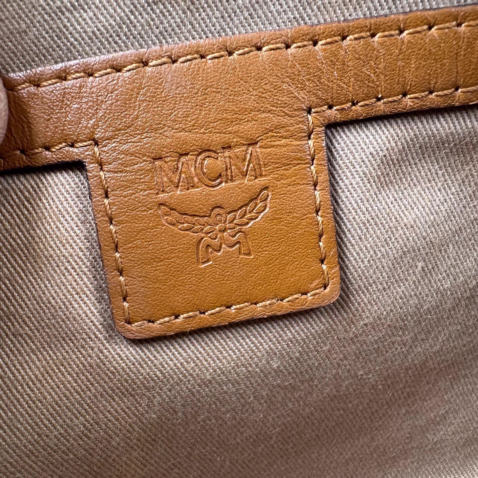 MCM MCM Vintage Cognac Camera Crossbody Chain Women's Bag Ｑ27 Size ONE SIZE - 5 Thumbnail