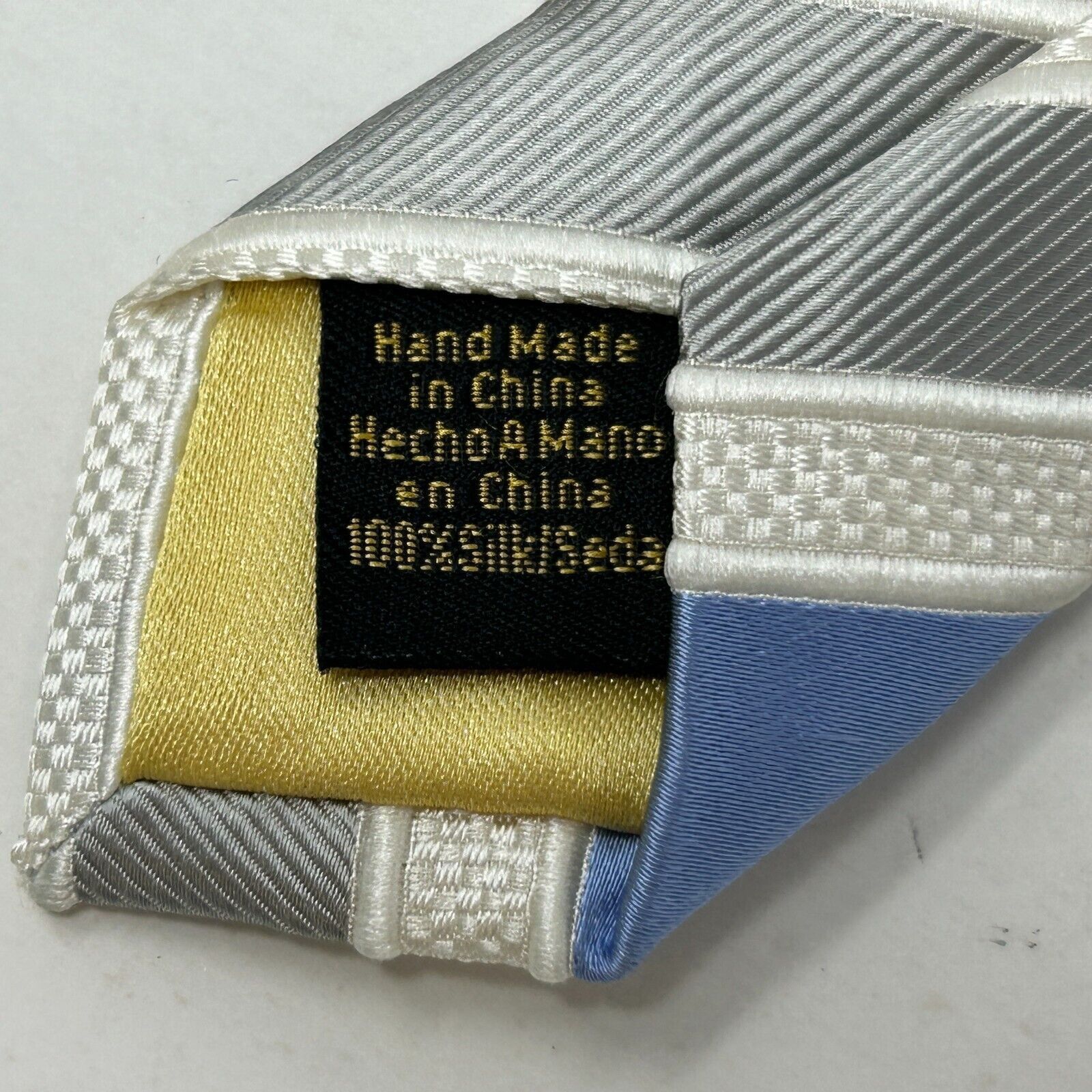 Donald Trump Donald J Trump Signature Collection Necktie Blue Silver Size ONE SIZE - 7 Thumbnail