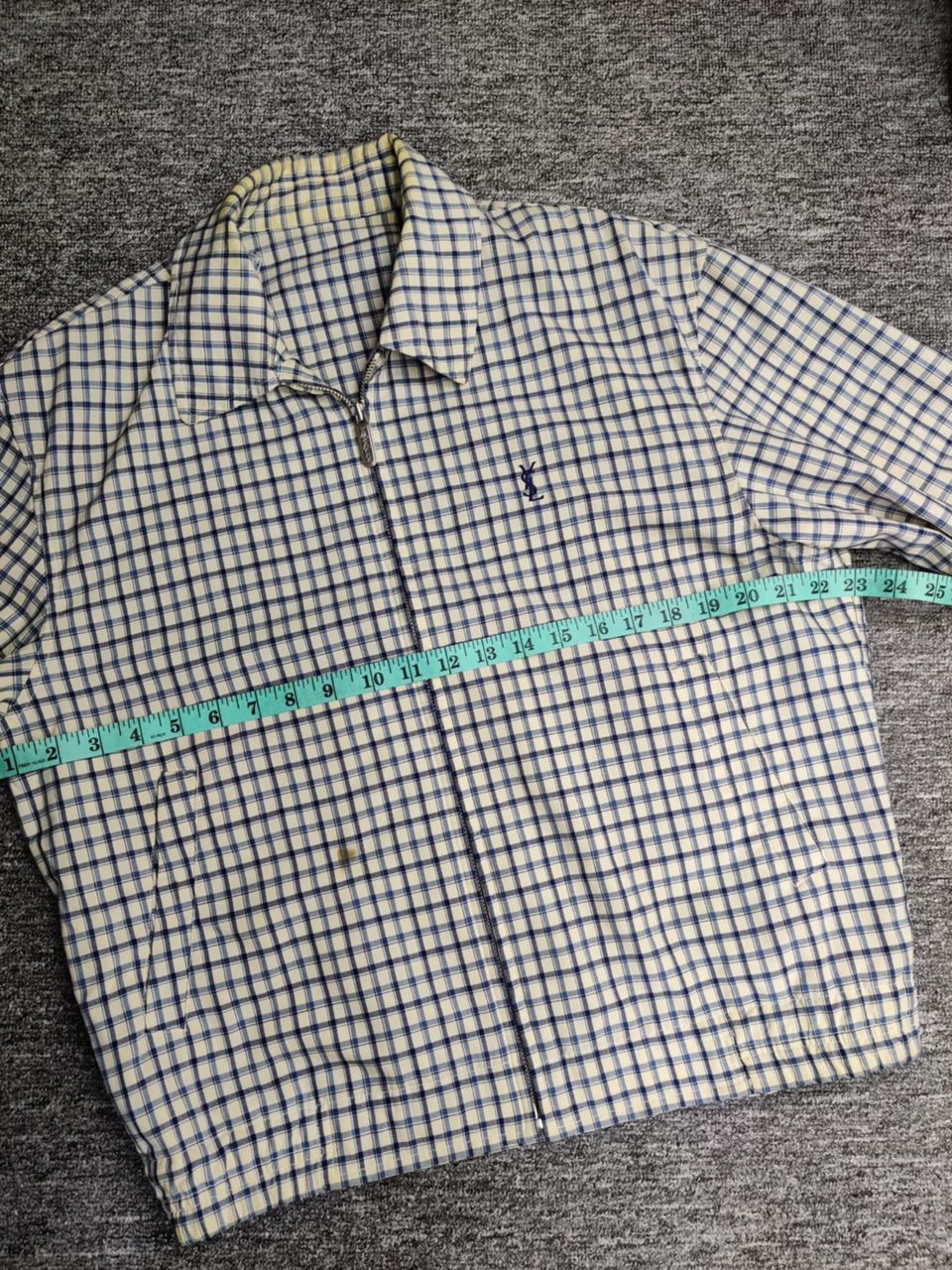 Yves Saint Laurent Vintage Yves Saint Laurent Pour Homme YSL Zip Up Jacket Size US M / EU 48-50 / 2 - 15 Thumbnail