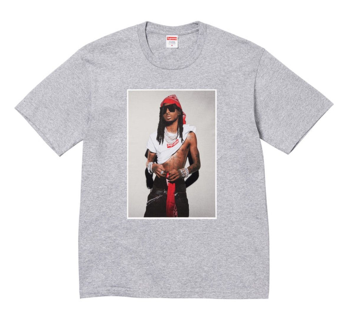 Supreme SUPREME PLAYBOI CARTI HEATHER GREY T-SHIRT SIZE XL ❤️✅ Size US XL / EU 56 / 4 - 3 Thumbnail