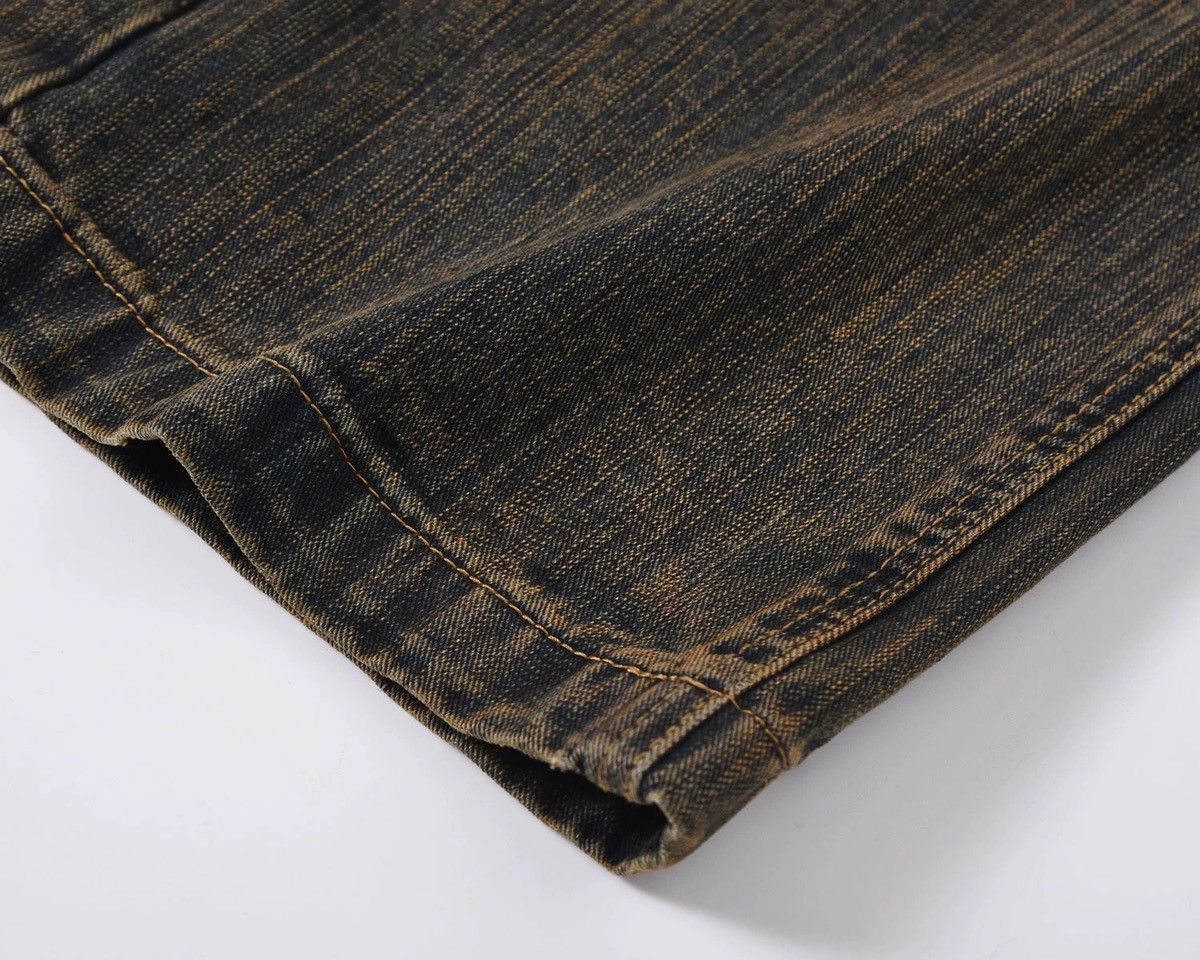 Japanese Brand × Vintage High street retro vintage faded mud straight leg jeans pants Size US 29 - 7 Thumbnail
