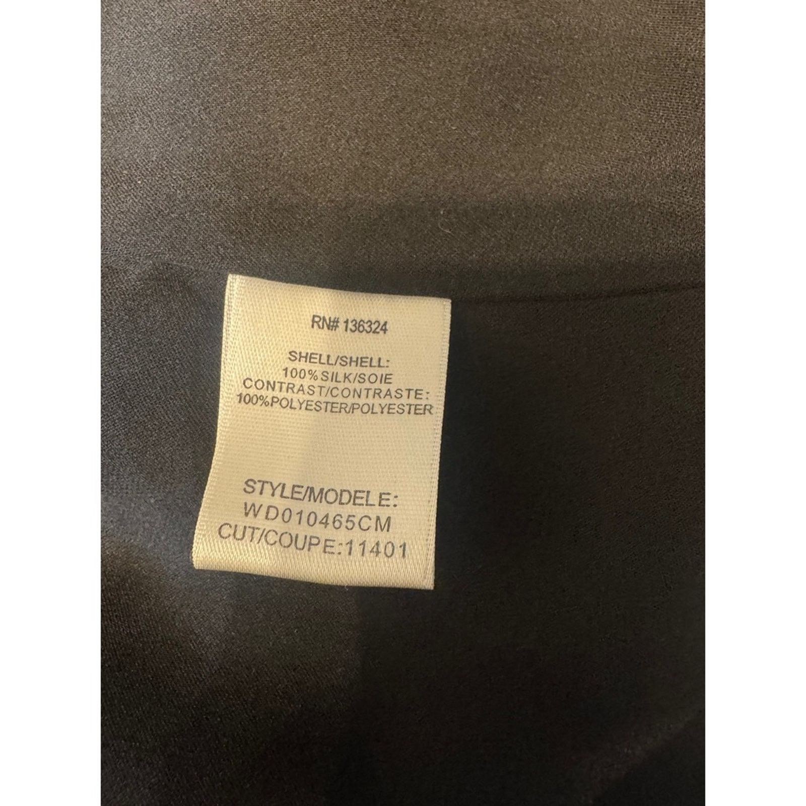 Halston Heritage Halston Heritage Black Silk Sleeveless Blouse w/ Contrast Size S / US 4 / IT 40 - 4 Thumbnail