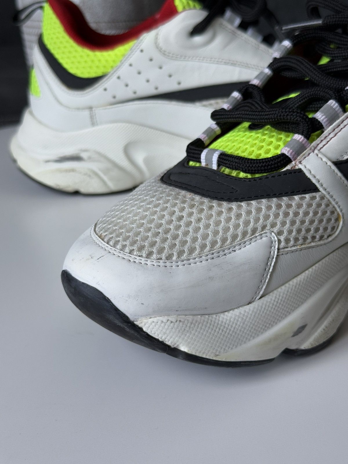 Dior DIOR B22 Sneaker Multicolor Neon Yellow Ref Size US 9 / EU 42 - 13 Thumbnail