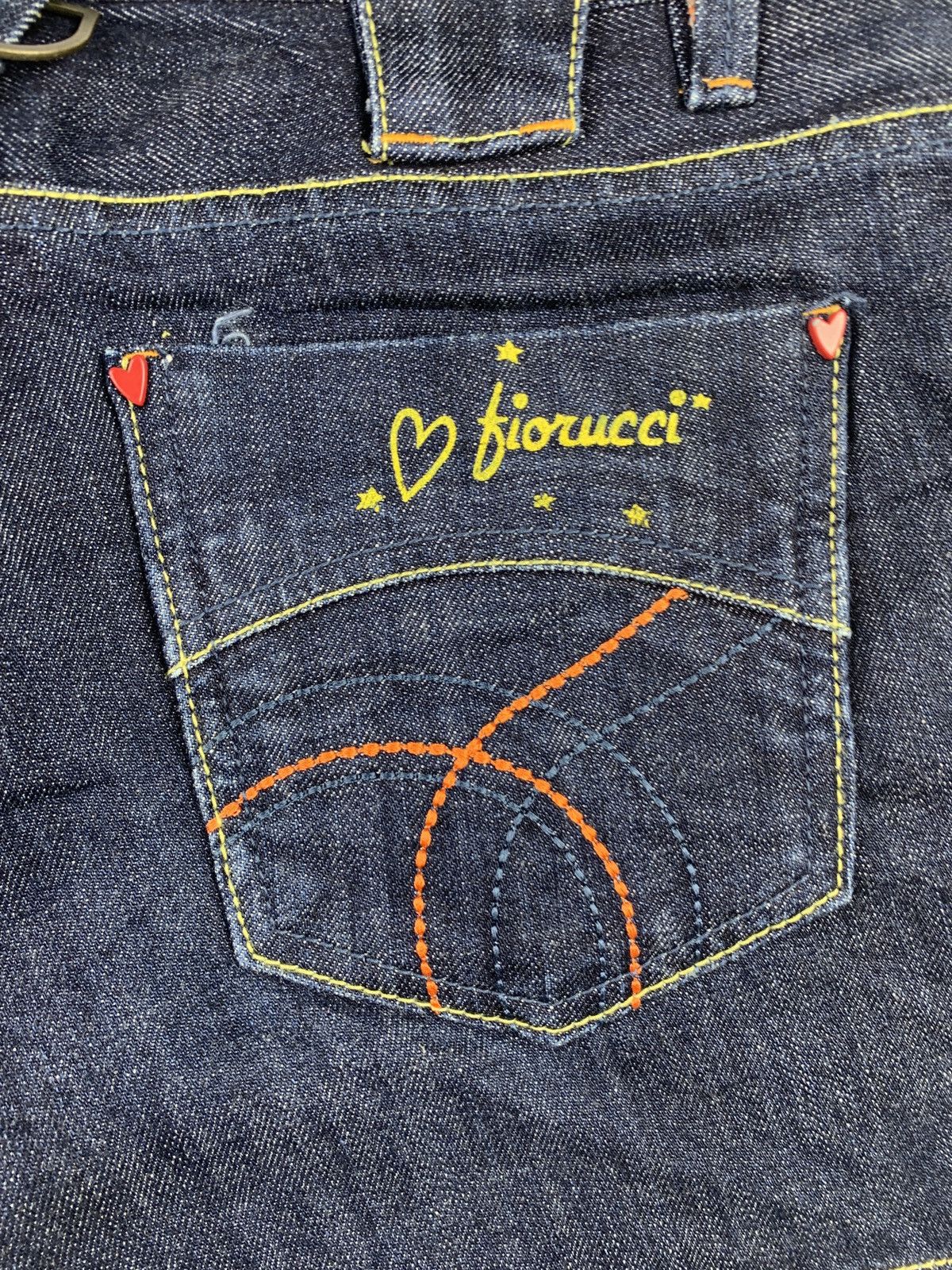 Fiorucci y2k Fiorucci Italy Angel Poem Cute Pop Wings Jeans Shorts Size 28" / US 6 / IT 42 - 7 Thumbnail