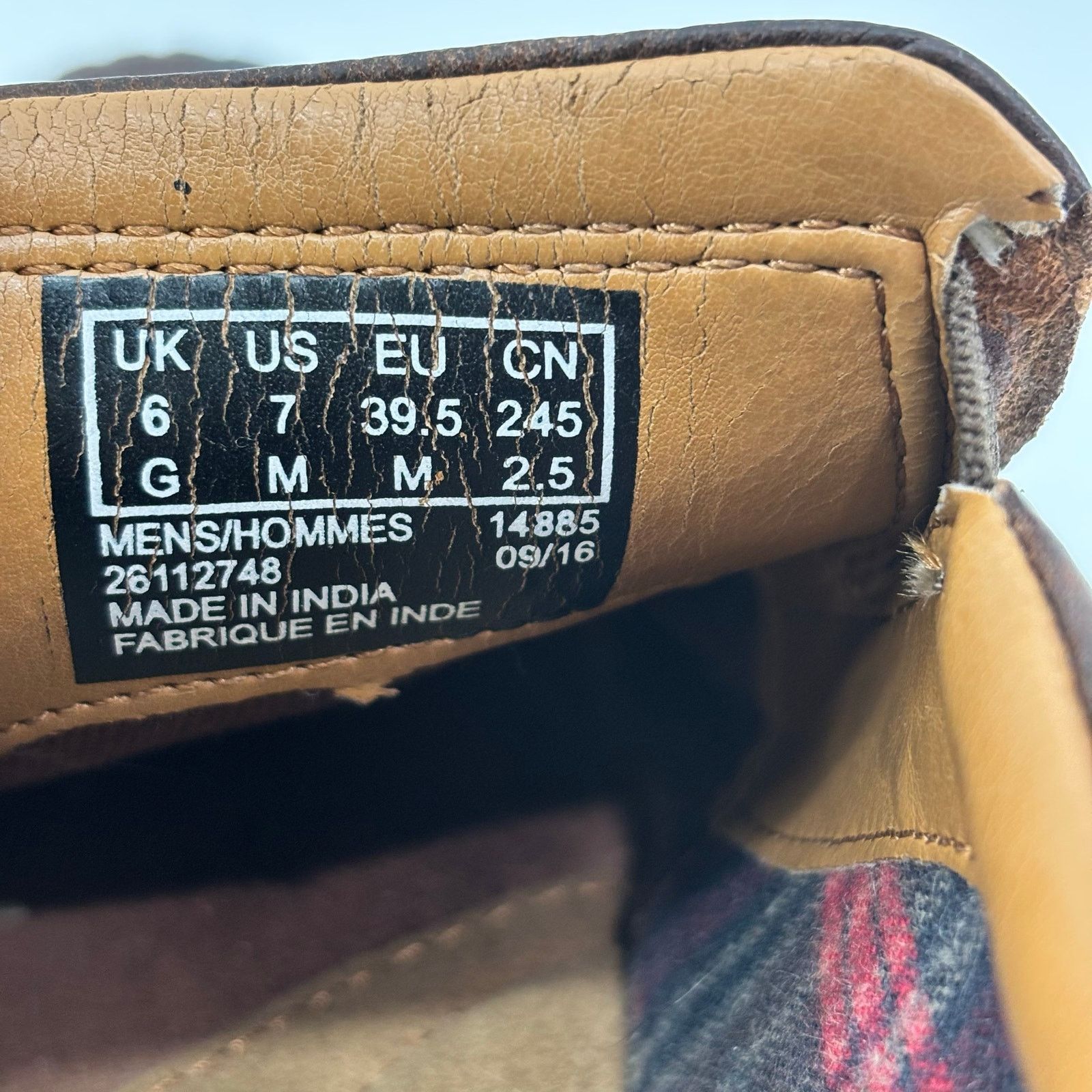Clarks Clarks Mens Size 7 Brown Loafers Slip On Leather Ortholite Size US 7 / EU 40 - 6 Thumbnail