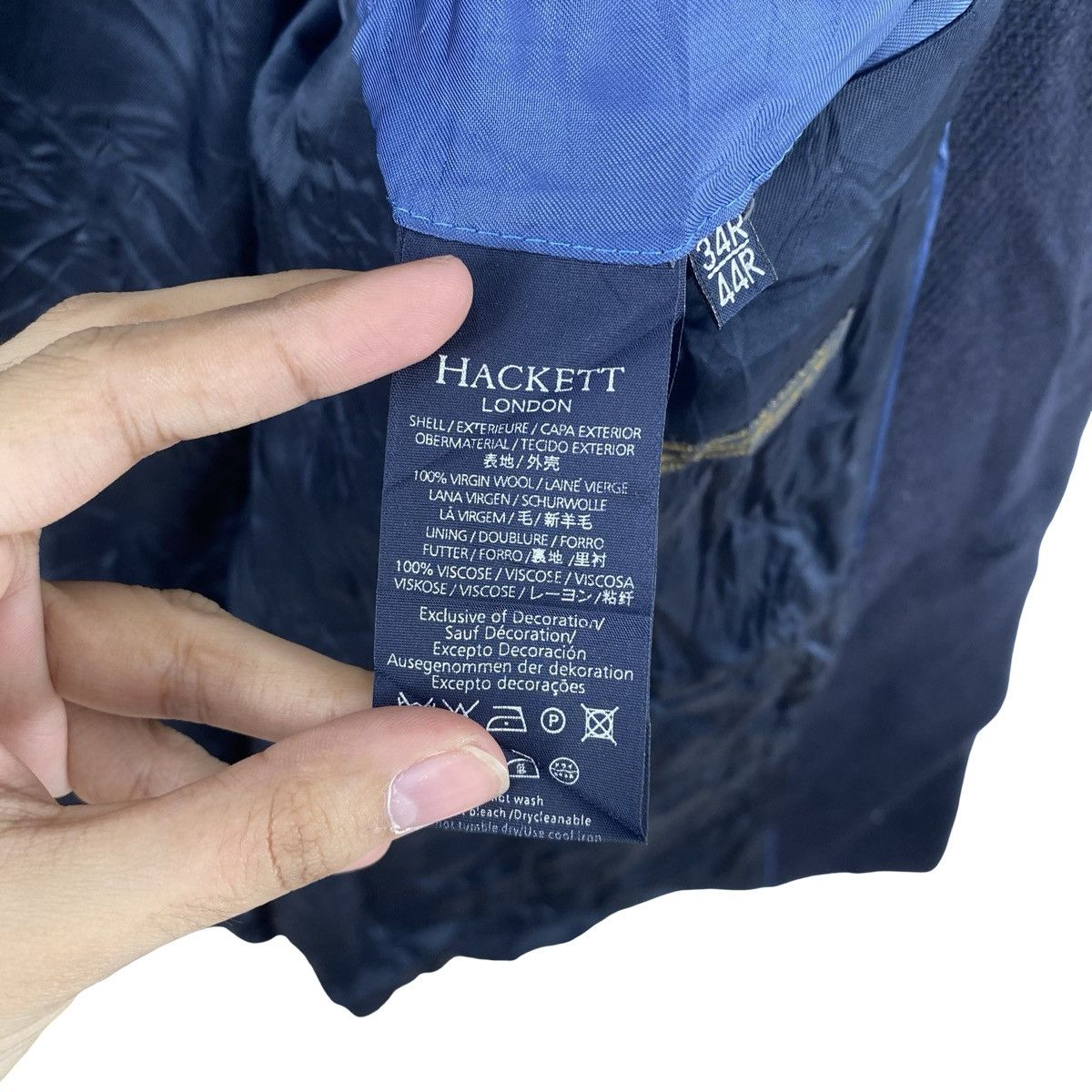 Hackett Vintage HACKETT LONDON Long Coat Jacket Classic Tailored Size US S / EU 44-46 / 1 - 12 Thumbnail