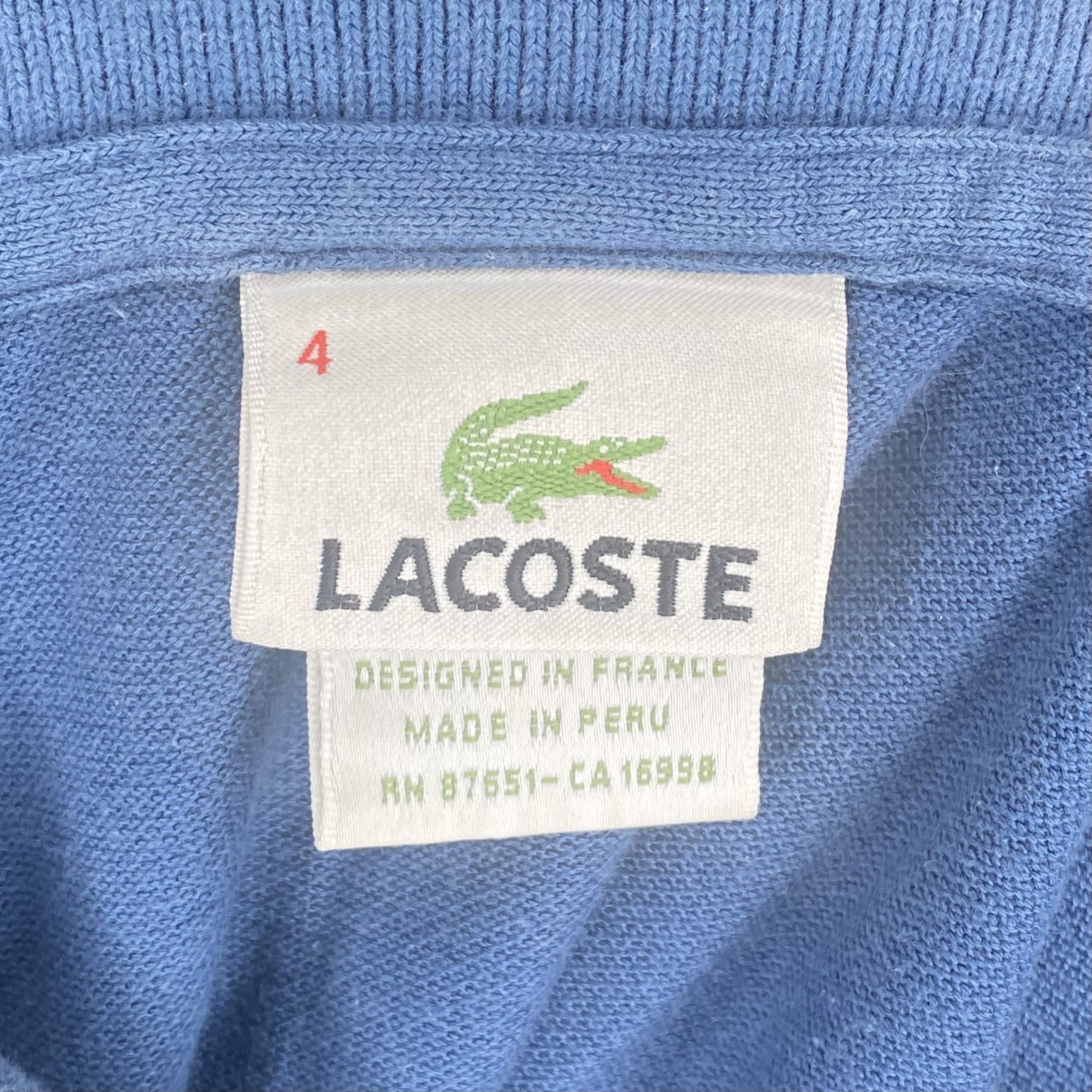 Lacoste Vtg Lacoste Polo Long Sleeve Size US M / EU 48-50 / 2 - 4 Thumbnail