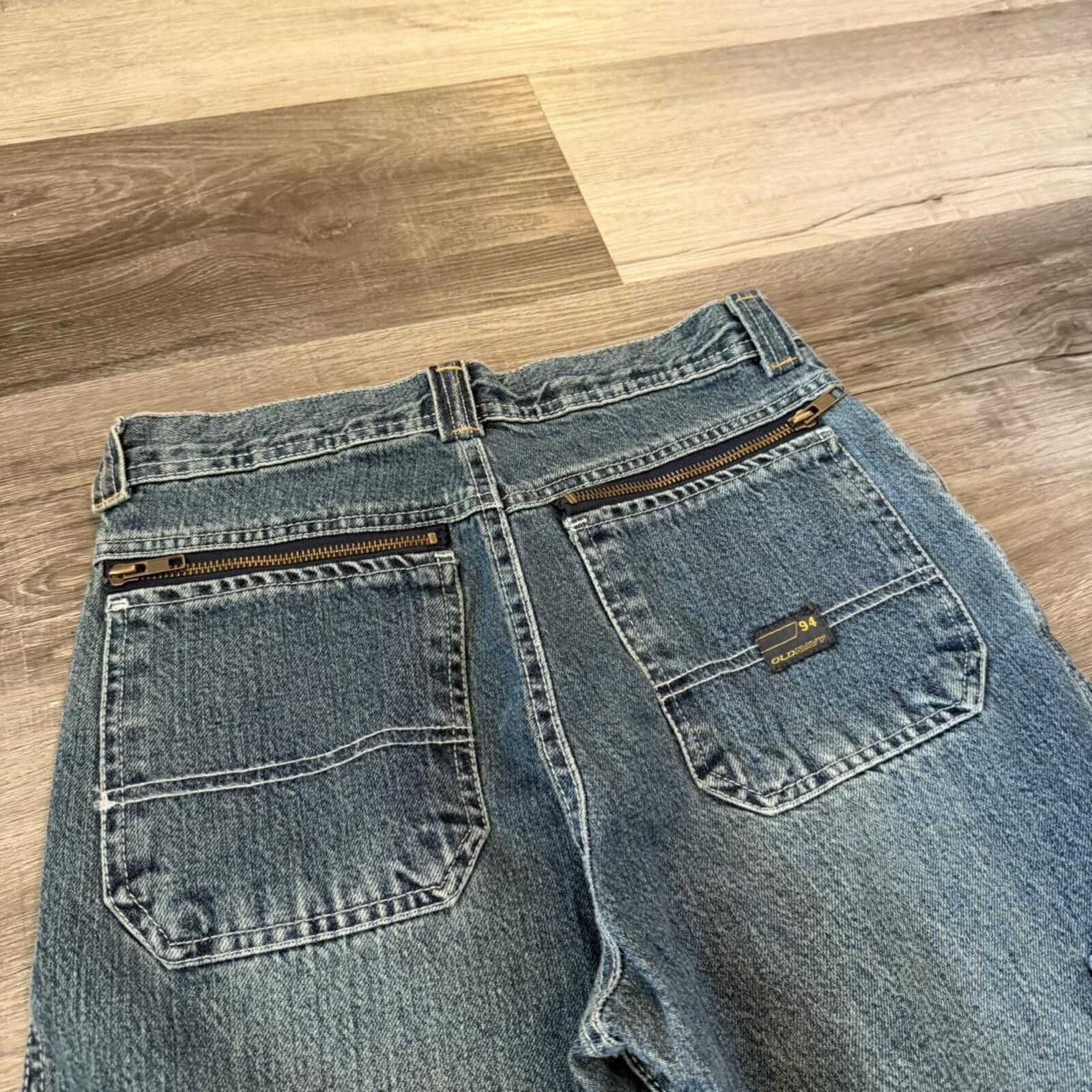 Old Navy Vintage Deadstock old navy baggy women’s jeans 2003 14 28x28 Size 28" / US 6 / IT 42 - 4 Thumbnail