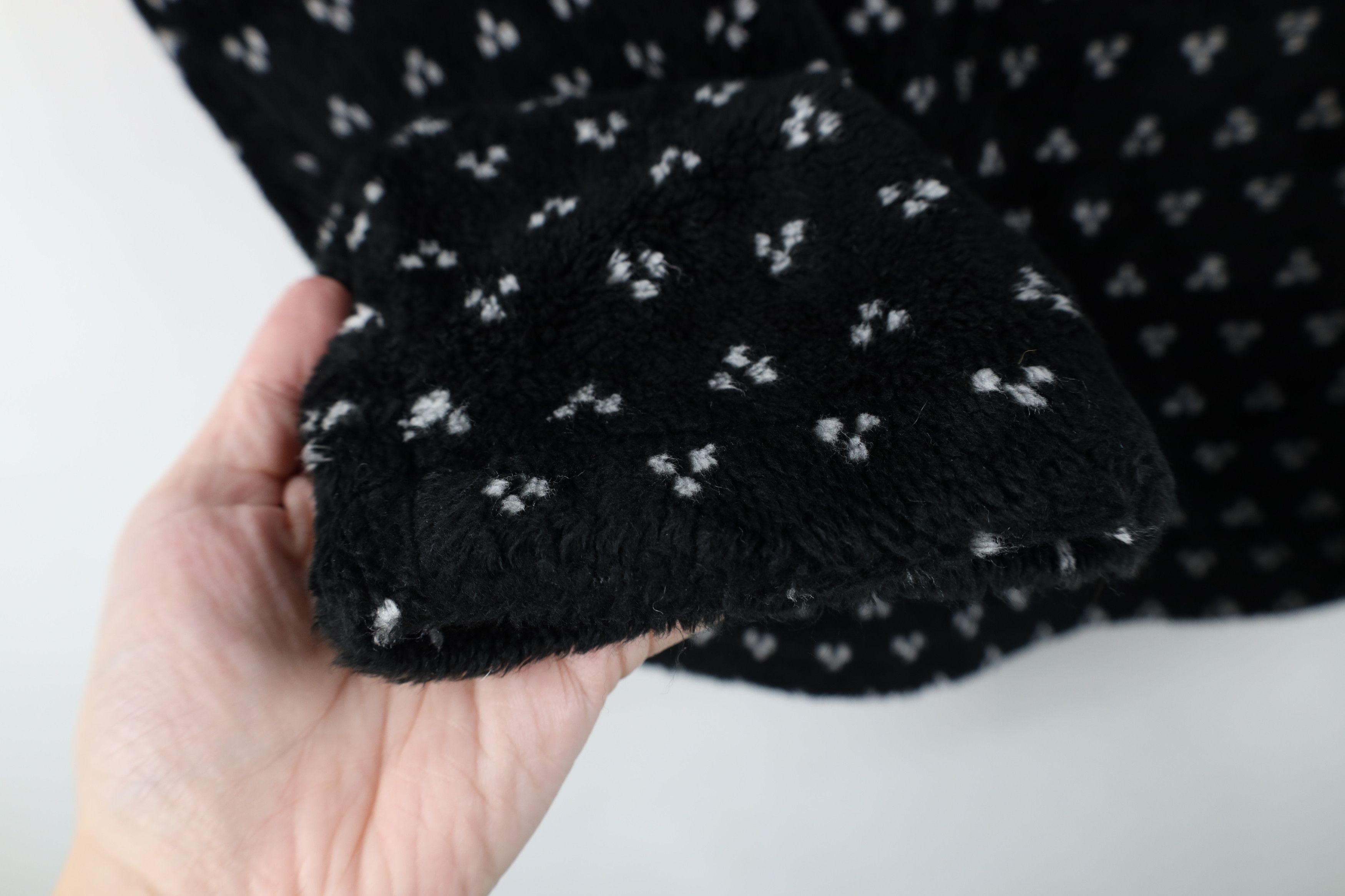 Vintage Vintage 90s Streetwear Fleece Snowflake Half Zip Sweater Size M / US 6-8 / IT 42-44 - 6 Thumbnail
