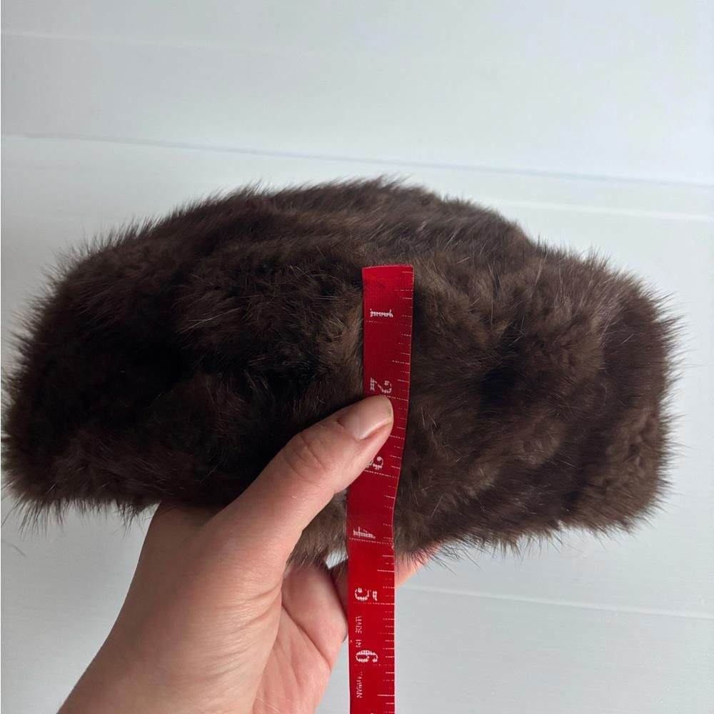 Designer Vintage Raccoon Fur Hat from Canada - GR Original Size ONE SIZE - 7 Thumbnail
