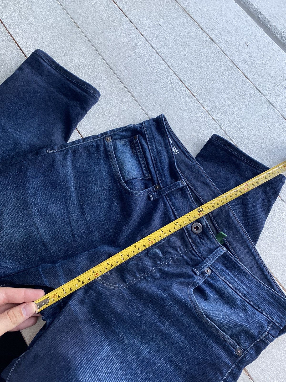 G-Star 🔗G star punk opium 3301 slim straight mens goth emo jeans Size US 32 / EU 48 - 9 Thumbnail