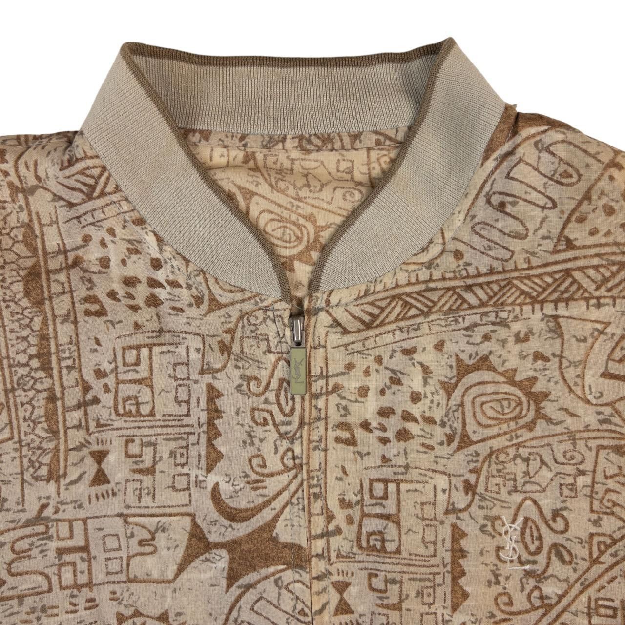 Yves Saint Laurent Vintage YSL Yves Saint Laurent Bomber Jacket Size L Size US L / EU 52-54 / 3 - 3 Thumbnail