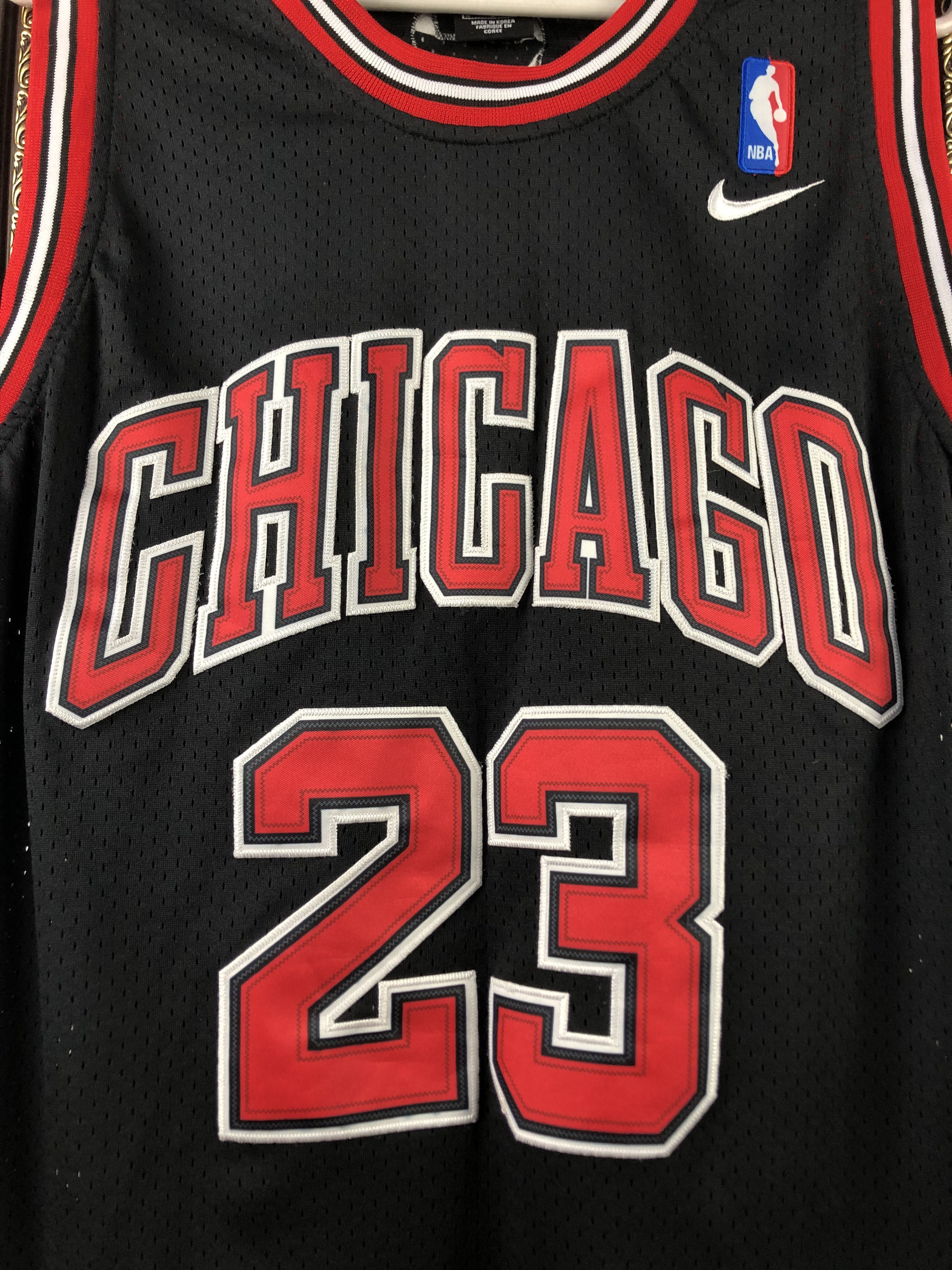 NBA Vintage Chicago Bulls Jordan NBA 23 Jersey Shirt Rare Black Size US M / EU 48-50 / 2 - 5 Thumbnail
