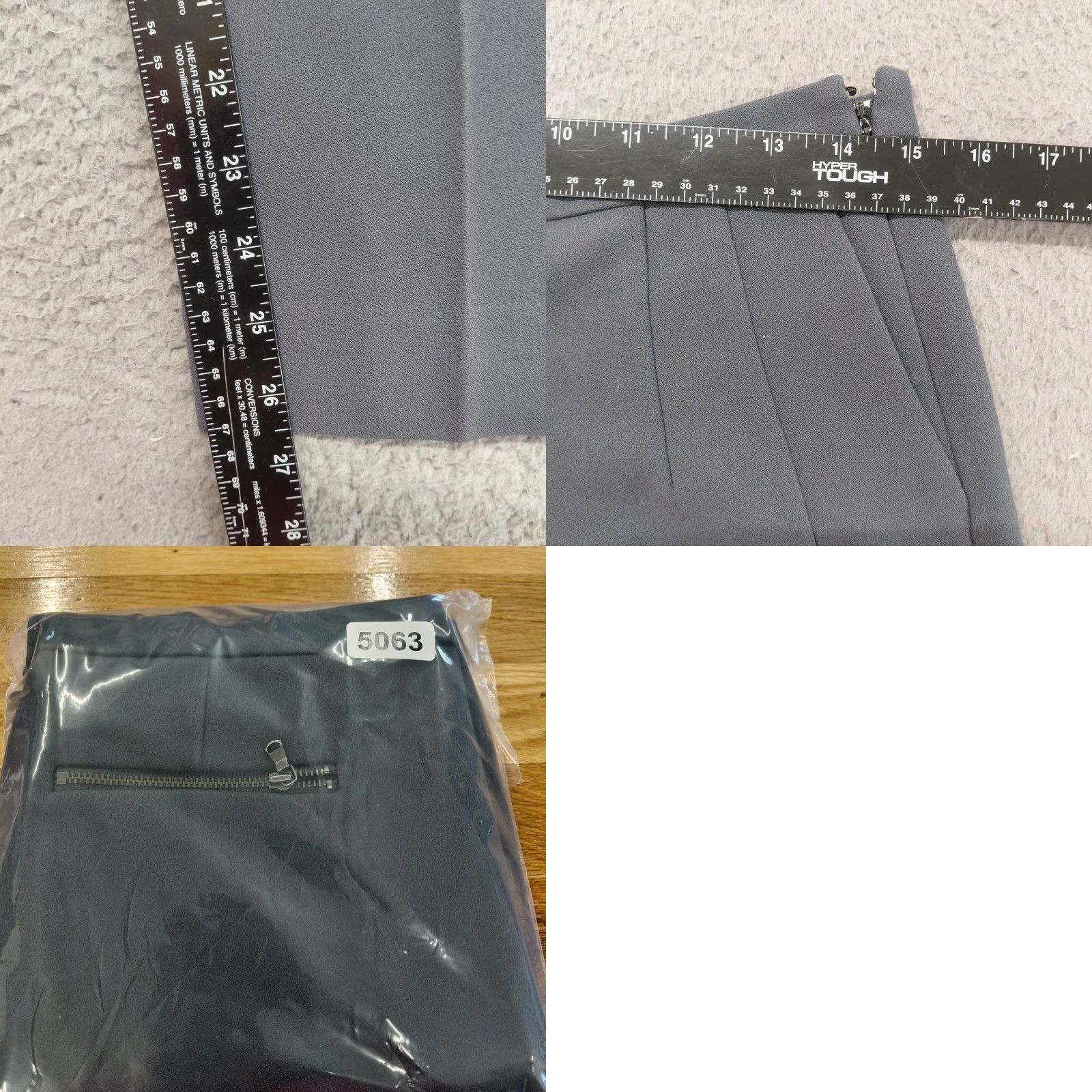 J.Crew VINTAGE J.Crew Pants Women’s Size 4 Gray Side Zip Ankle Dress Slacks Zipper Pockets... Size 27" / US 4 / IT 40 - 9 Thumbnail