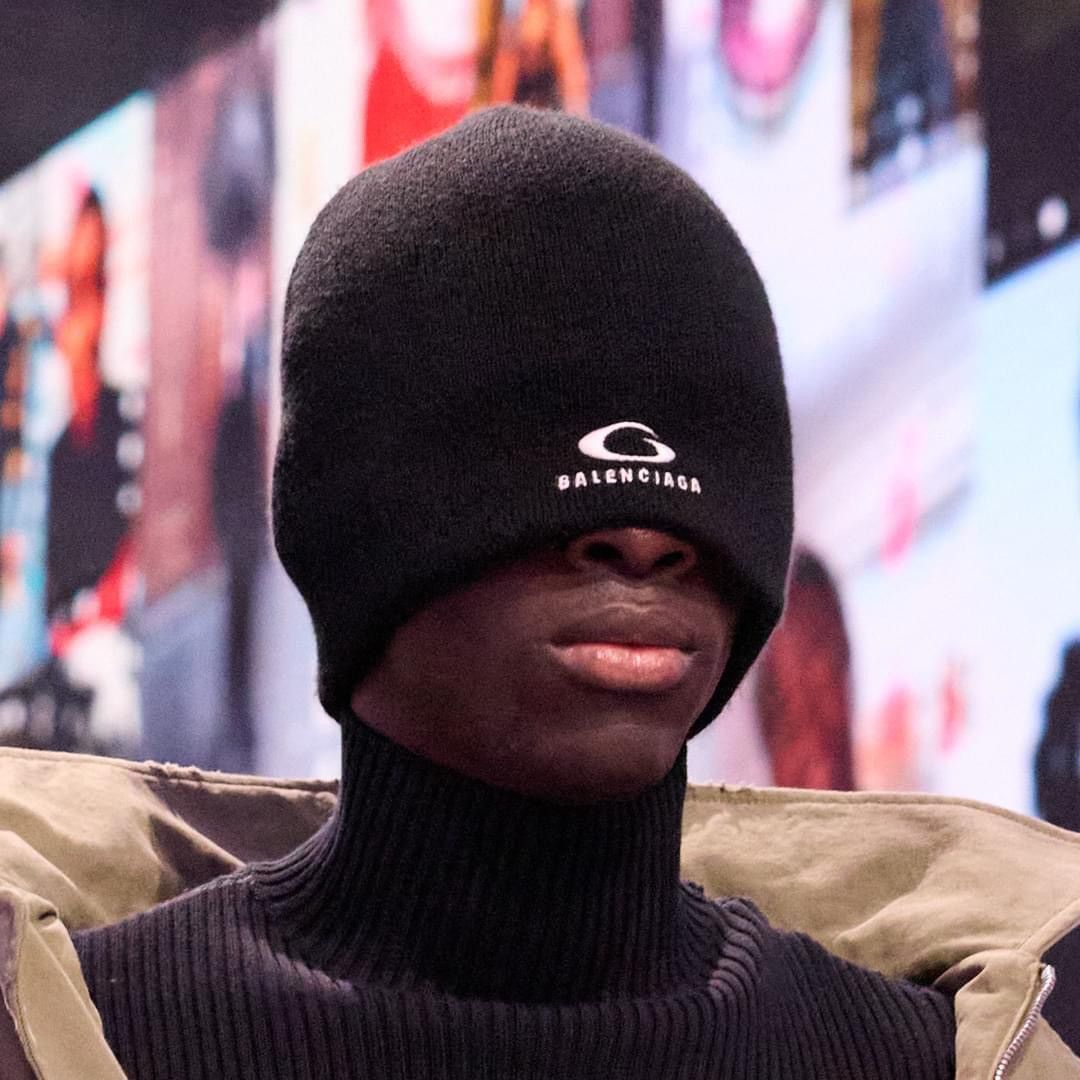Balenciaga Balenciaga Mask Loop Hat Size ONE SIZE - 3 Thumbnail