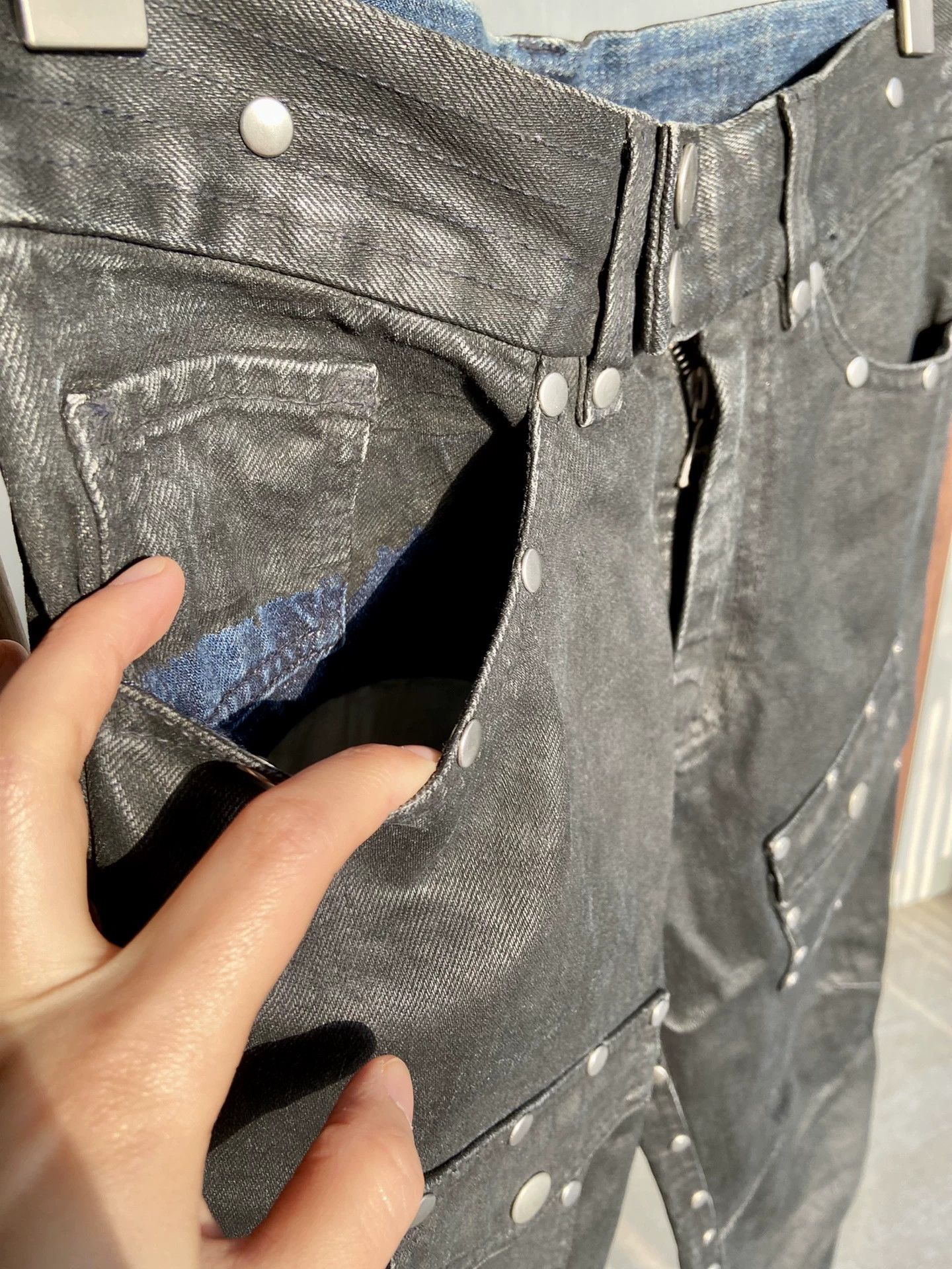 Dries Van Noten DVN Men's Heavyweight Jeans 46 (Unisex) New Tagged Size US 30 / EU 46 - 5 Thumbnail