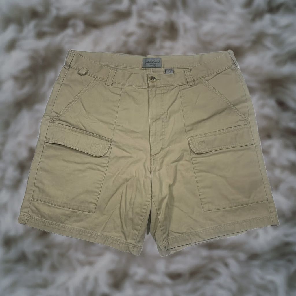 Eddie Bauer Eddie Bauer Mens Front Zip Beige Cargo Khaki Hiking Casual Summer Shorts Sz 40 Size US 40 / EU 56 - 1 Thumbnail
