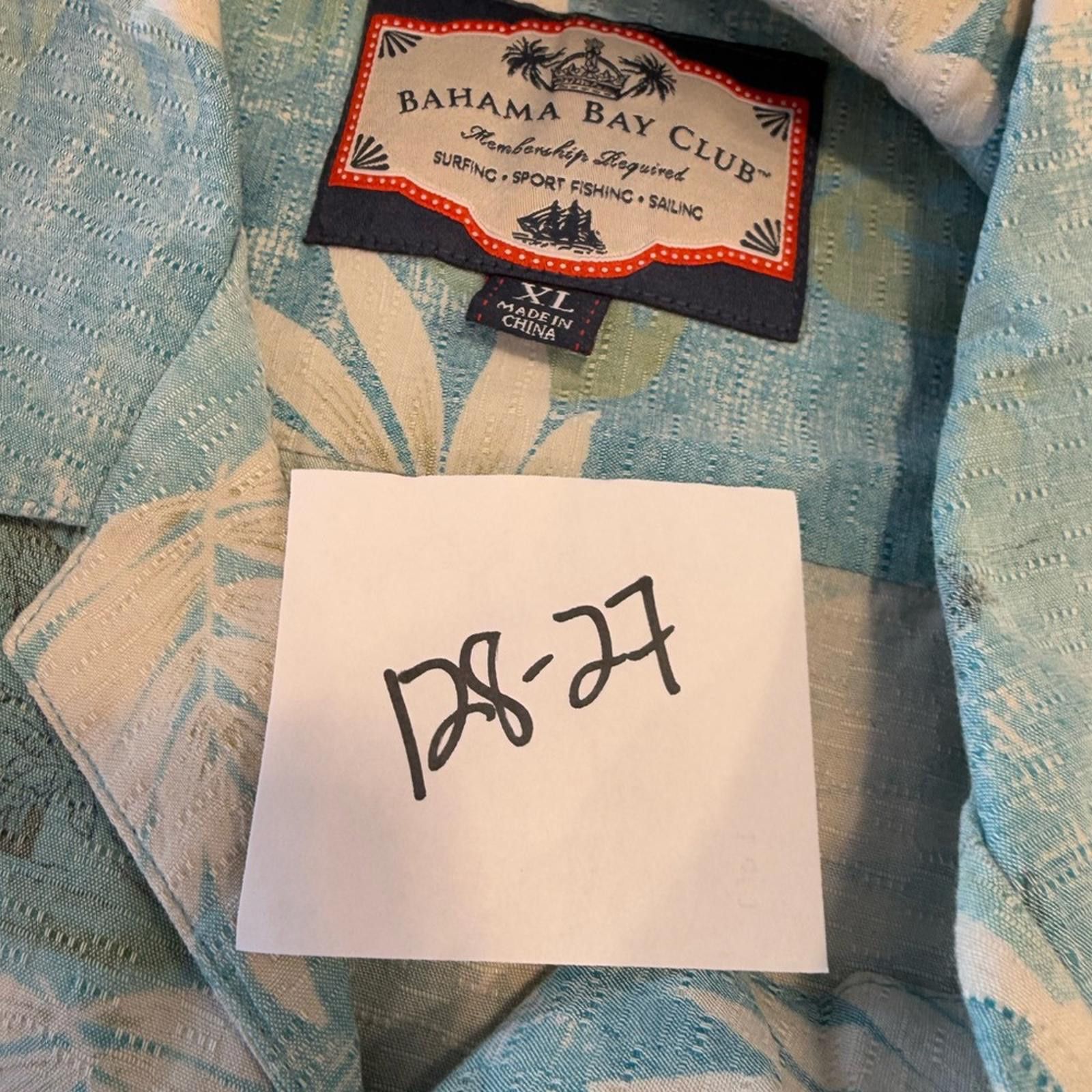 Other Bahama Bay Club Blue Floral Hawaiian Short Sleeve Shirt XL Size US XL / EU 56 / 4 - 10 Thumbnail