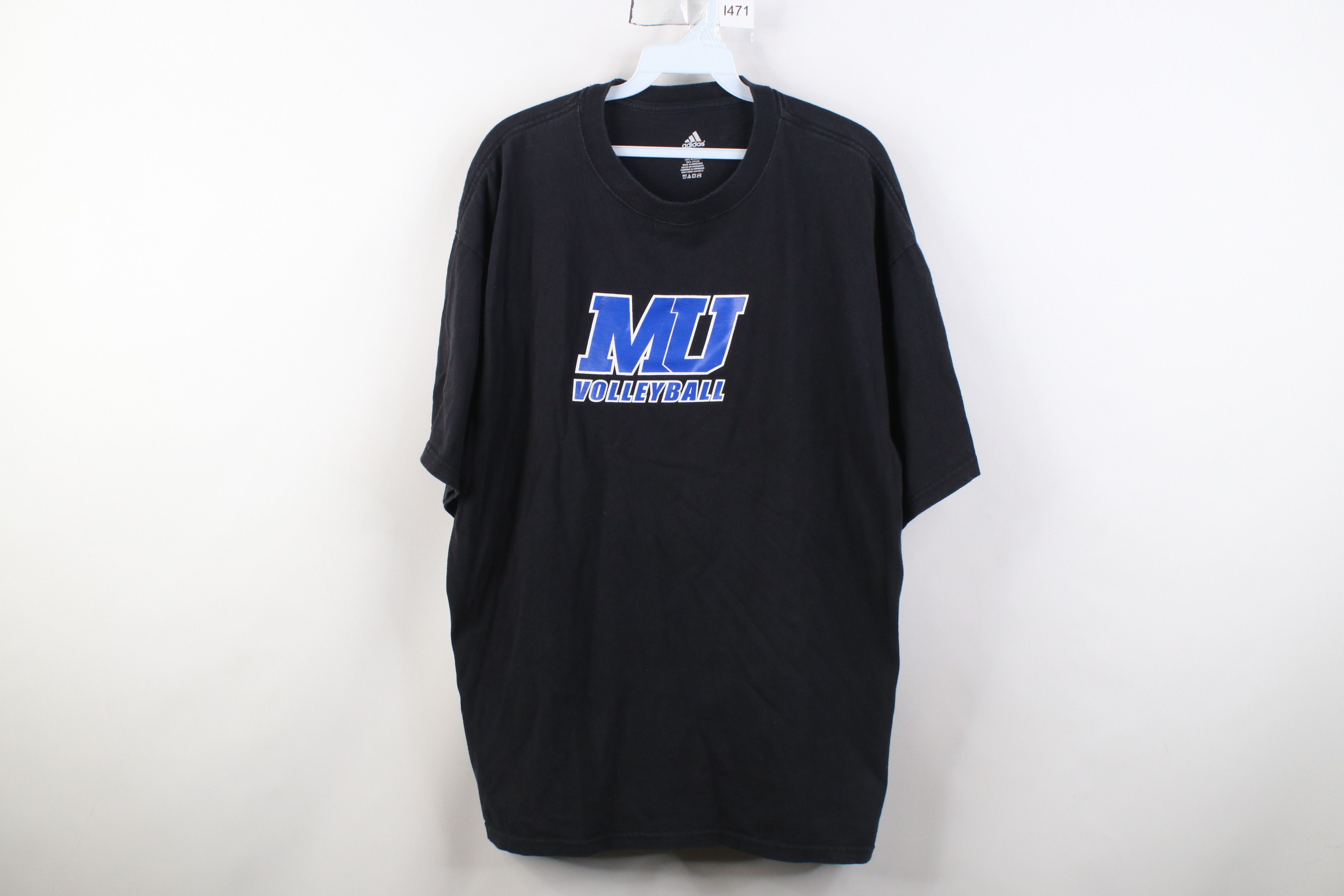 Adidas Vintage Adidas Madonna University Volleyball T-Shirt Black Size US L / EU 52-54 / 3 - 1 Thumbnail