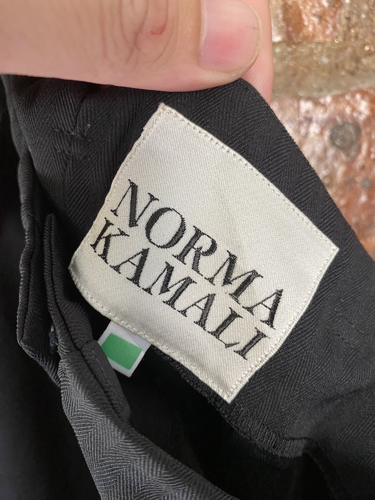 Norma Kamali 1990s Norma Kamali Balloon wide leg wool pants Size 26" / US 2 / IT 38 - 10 Thumbnail