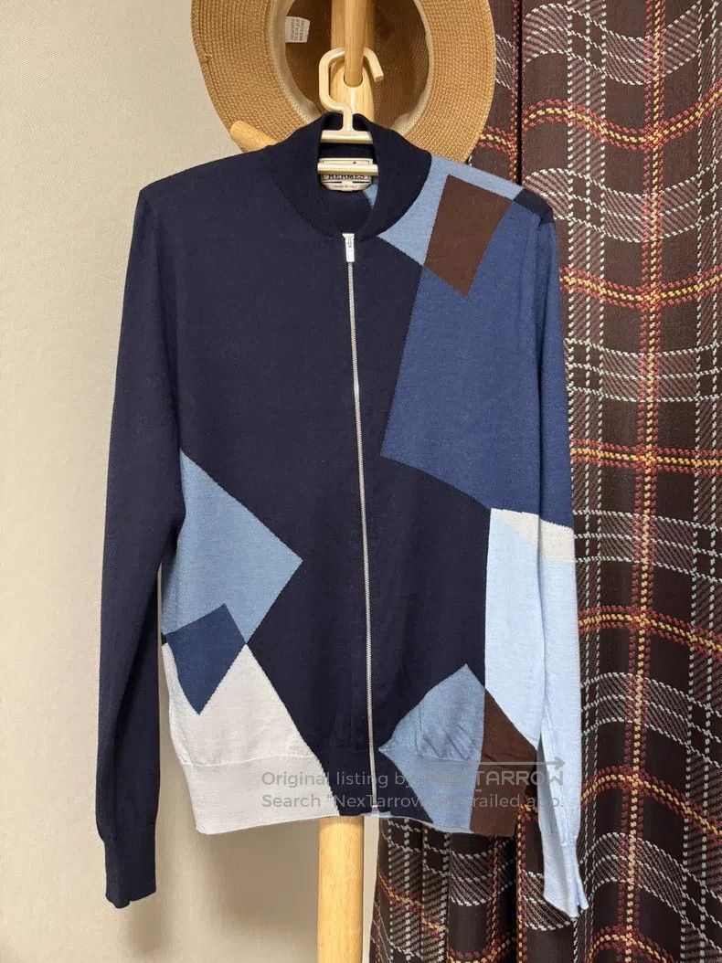 Hermes Hermes Cashmere Open Cardigan, 80% Cashmere + 20% Mulberry Size US M / EU 48-50 / 2 - 1 Thumbnail