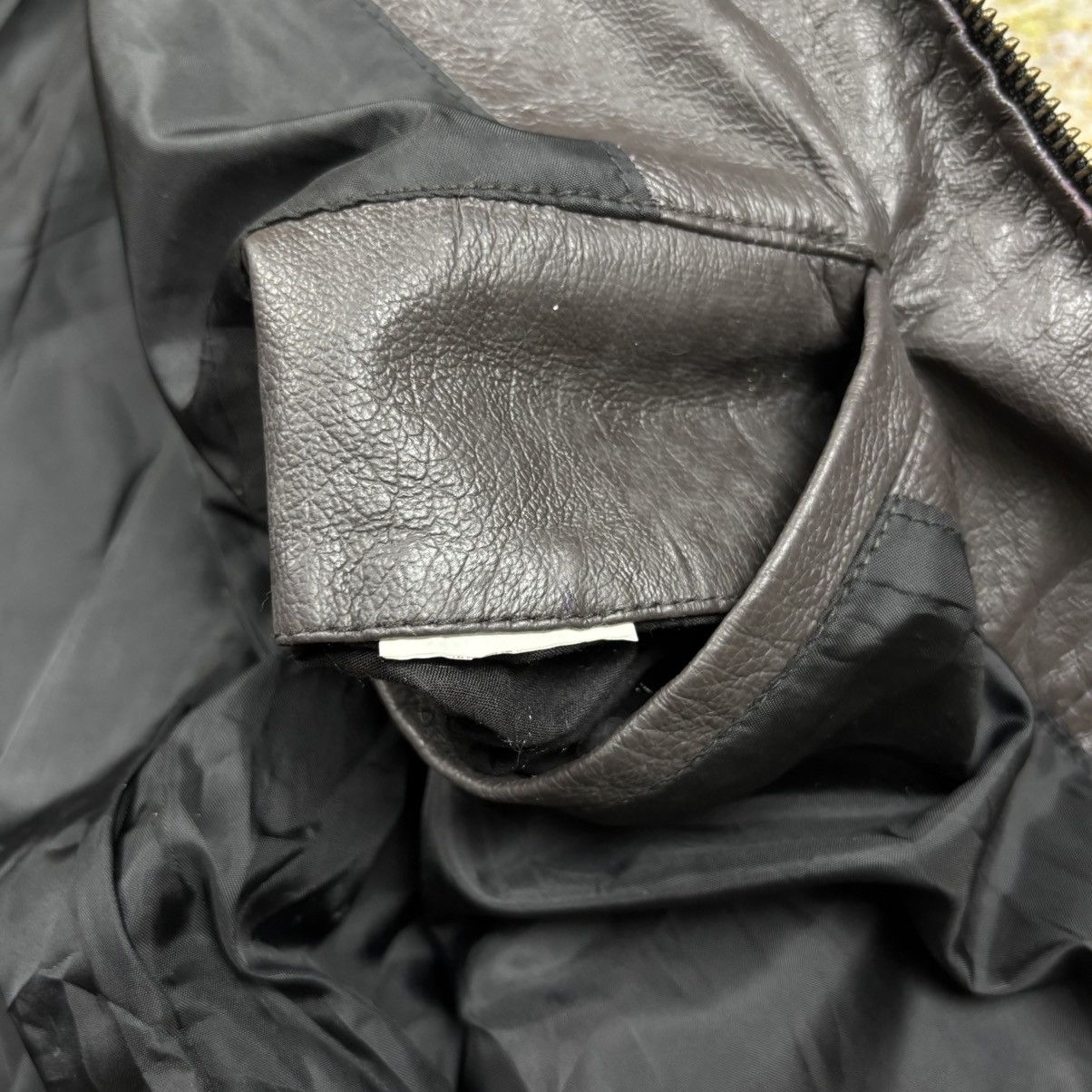 Ekam 2000s Rattle Trap Trim Fur Collar Style Rider Leather