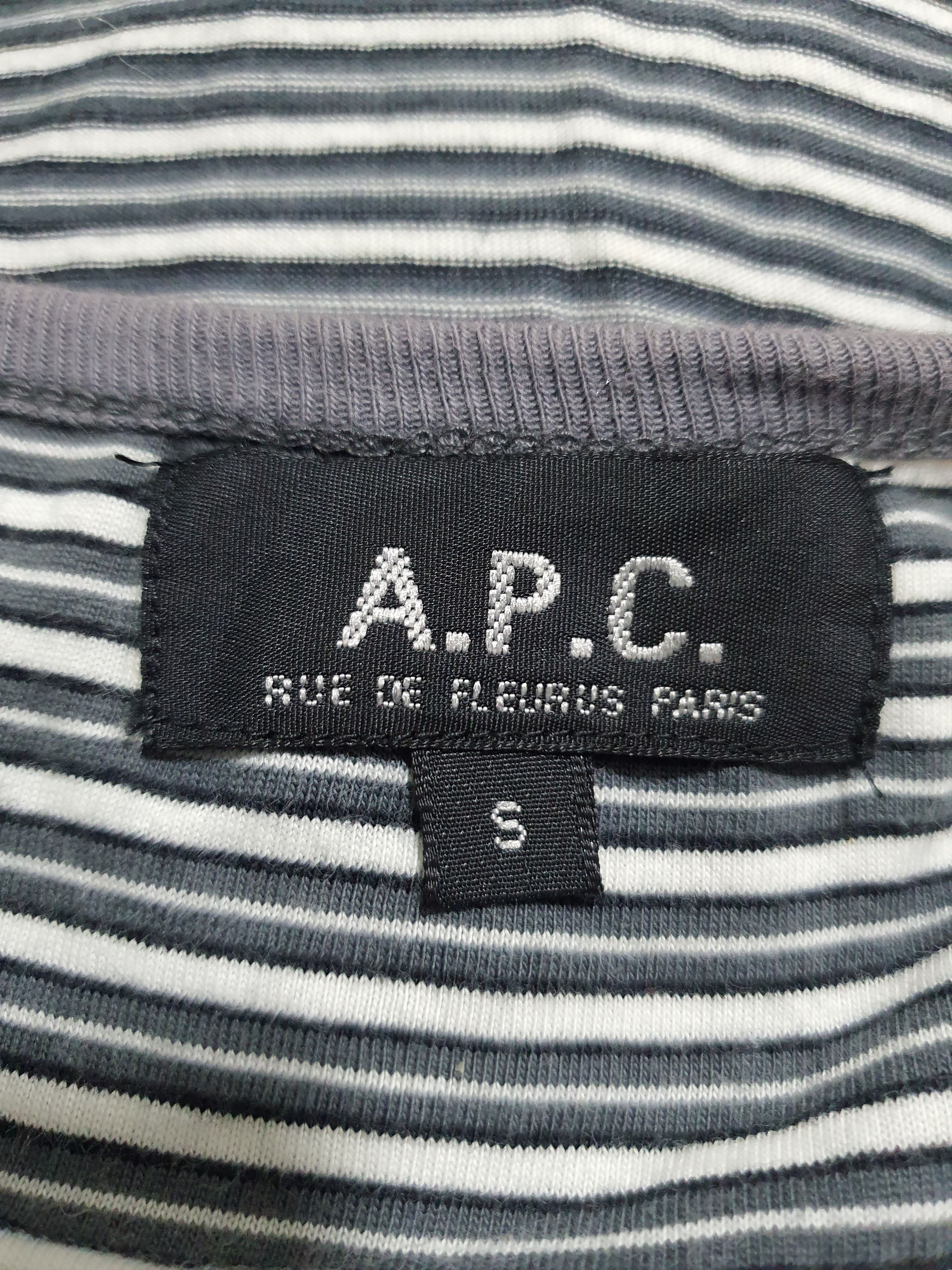 A.P.C. × Japanese Brand A.P.C. 19/26.5 STRIPE T-SHIRT Size US S / EU 44-46 / 1 - 3 Thumbnail
