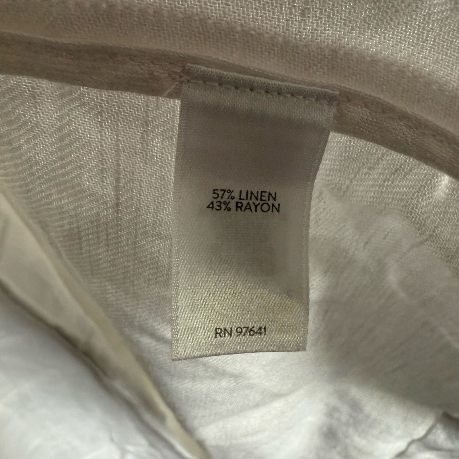 Other J. Jill Womens Vest Sz XL White Linen Blend Longline Open Size XL / US 12-14 / IT 48-50 - 6 Thumbnail
