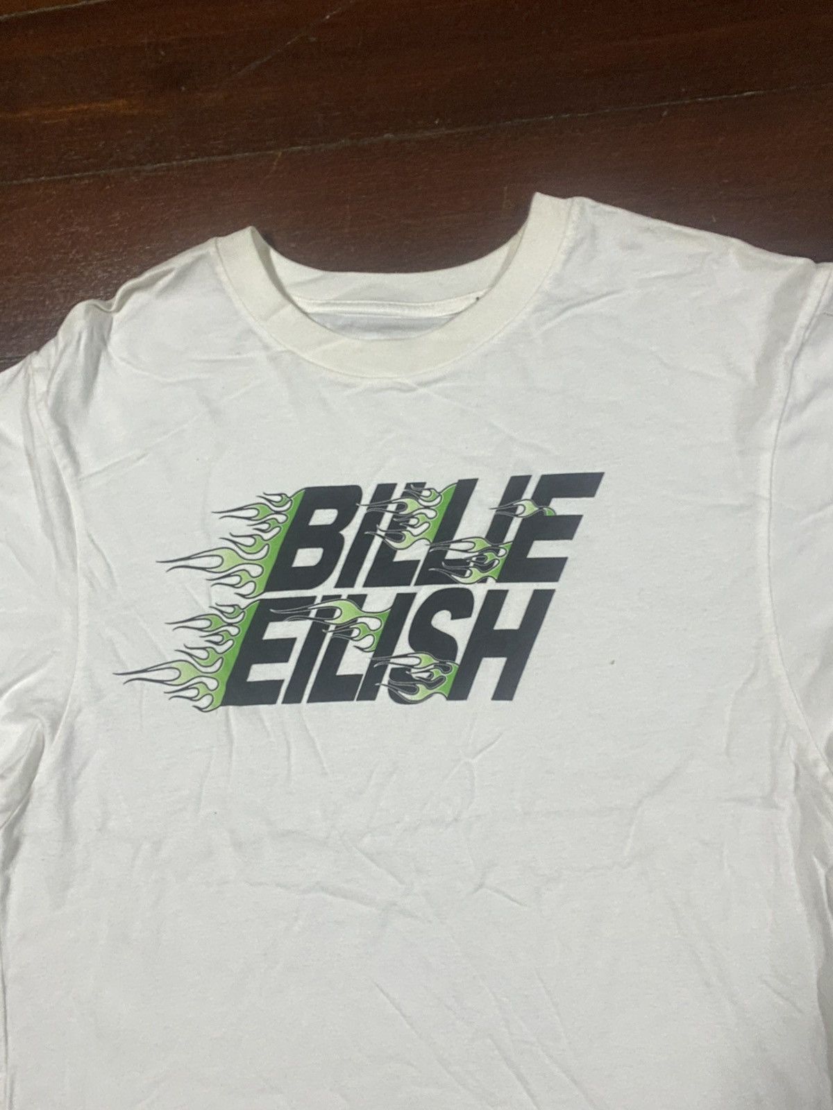 Billie Eilish Rare fire BILLIE EILISH spell out Tshirt Size US M / EU 48-50 / 2 - 3 Thumbnail