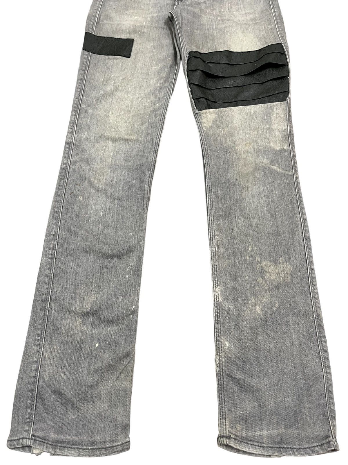 Acne Studios Acne Studios Max Tarnish Leather Patches Paint Splat Jeans Size US 29 - 5 Thumbnail