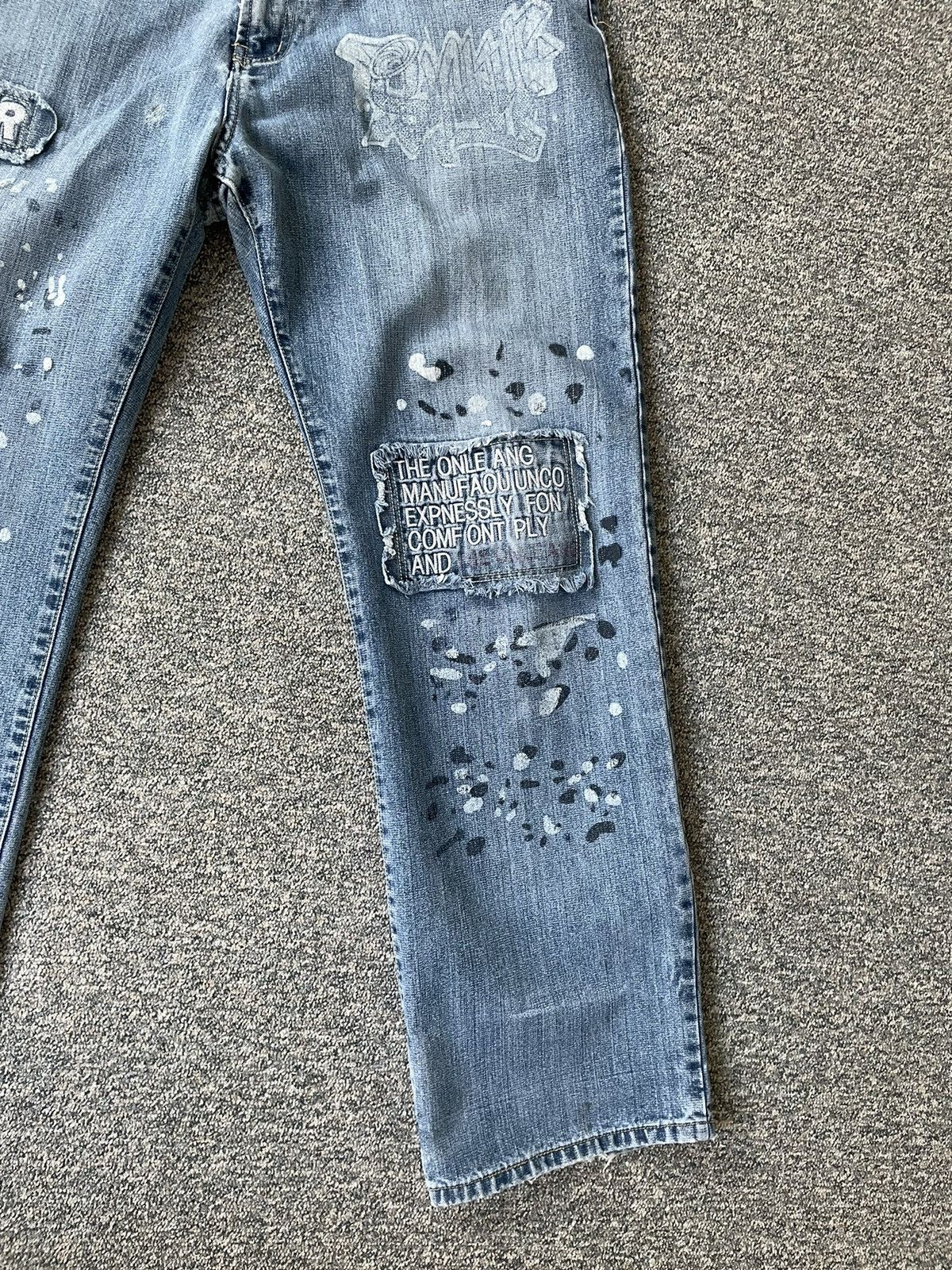 Fubu × Vintage Vintage Patches Graffiti printed Jeans XL Size US 36 / EU 52 - 4 Thumbnail
