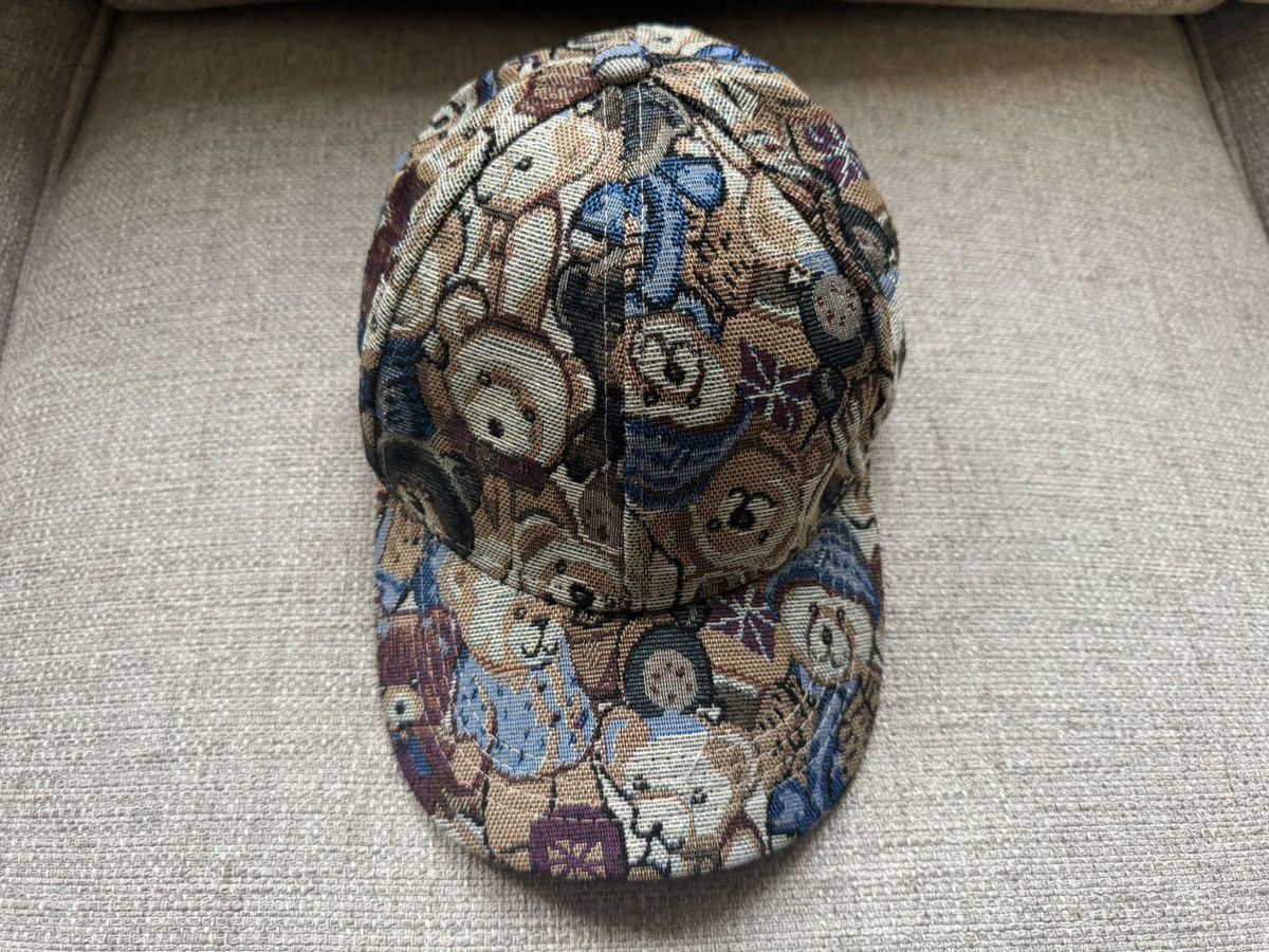 Handmade Bear Tapestry Hat Custom Cap Size ONE SIZE - 2 Thumbnail