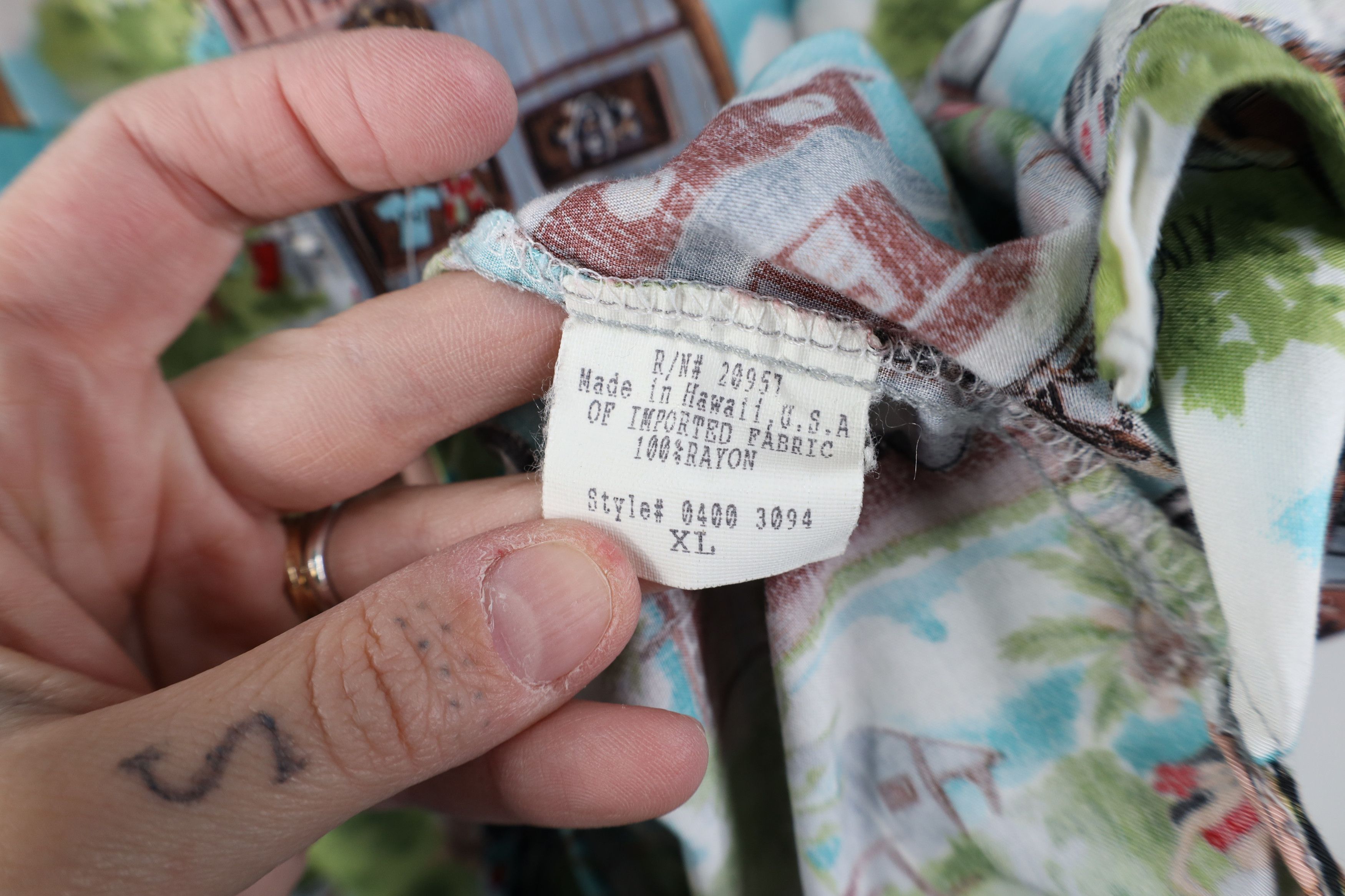 Harley Davidson Vintage 90s Harley Davidson Hawaiian Button Shirt USA Size US XL / EU 56 / 4 - 10 Thumbnail