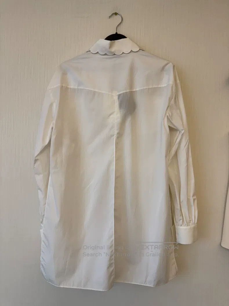 Fendi Fendi Wave Collar White Shirt Size XS / US 0-2 / IT 36-38 - 2 Thumbnail