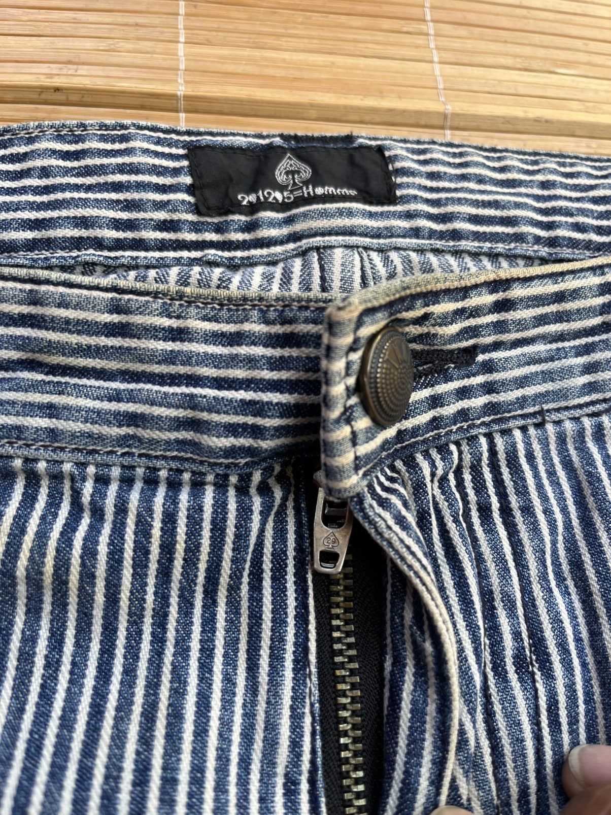 Le Grande Bleu (L.G.B.) Vtg 291295 homme hickory striped pants Size US 34 / EU 50 - 6 Thumbnail