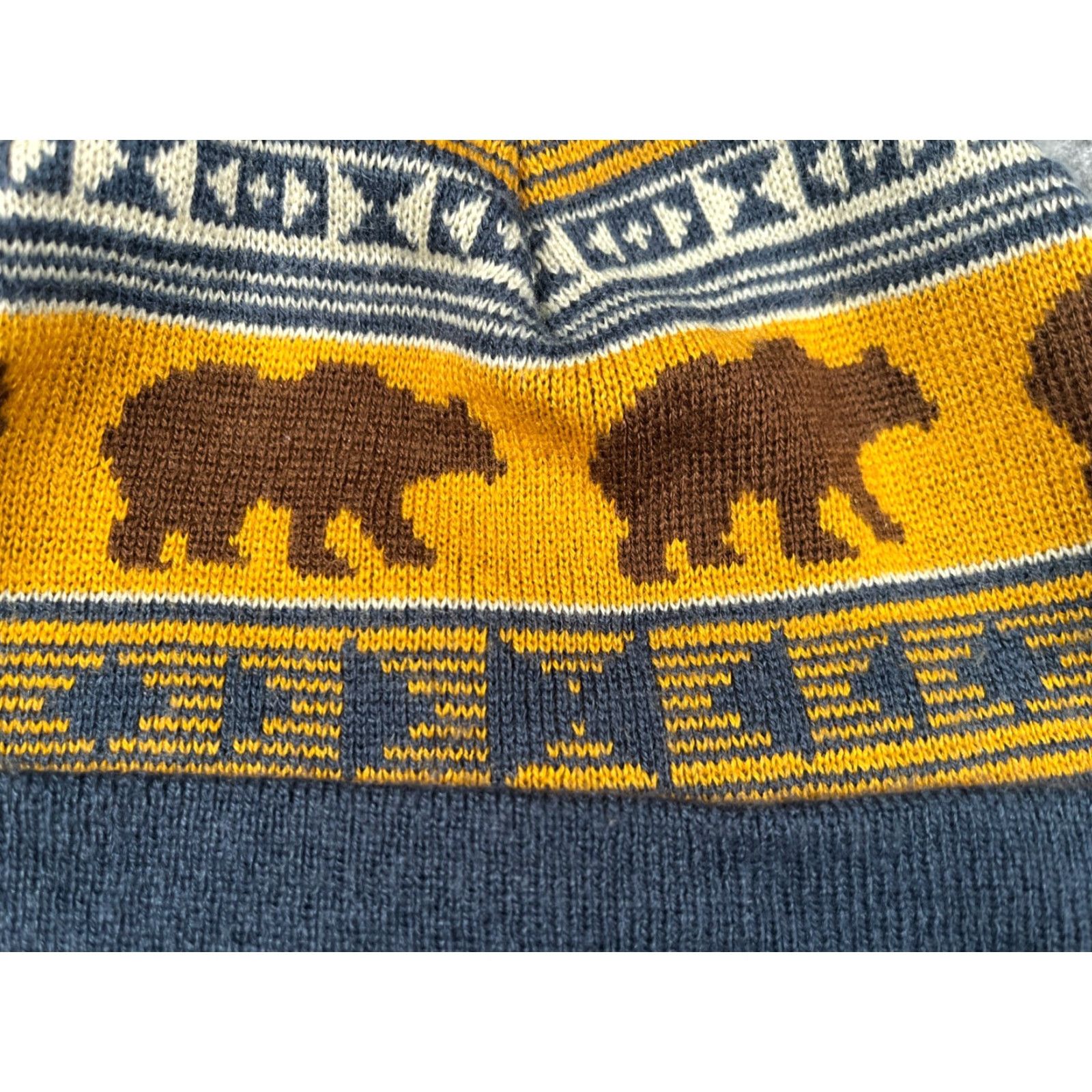Burton Burton Beanie Adult One Size Blue Knit 100% Acrylic Ski Outdoor Logo BeanieMens Size ONE SIZE - 3 Thumbnail