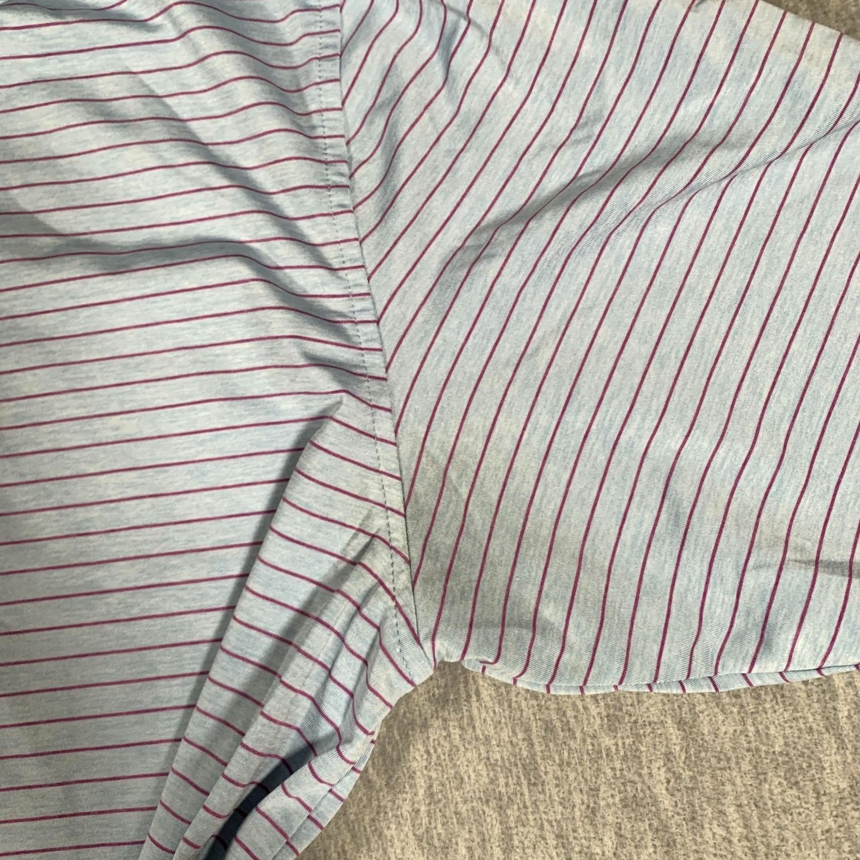 Peter Millar Peter Millar Polo Shirt Mens XL Blue Pink Stripe Summer Comfort Golf Top Size US XL / EU 56 / 4 - 4 Thumbnail