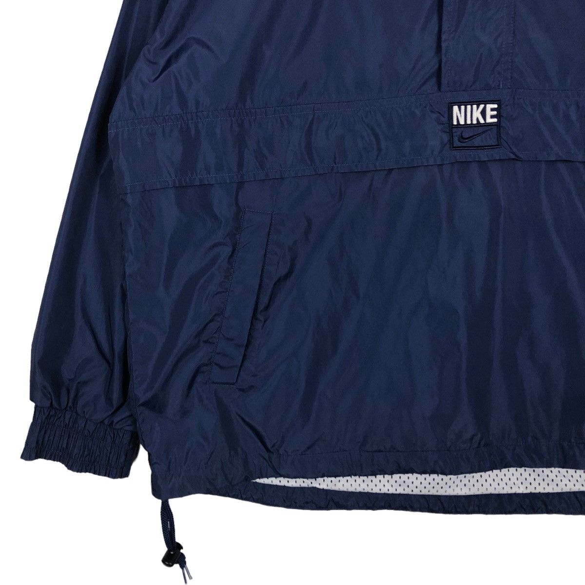 Nike 🔥Vintage Nike Winbreaker Anorak Centre Logo Big Swoosh Size US XL / EU 56 / 4 - 4 Thumbnail