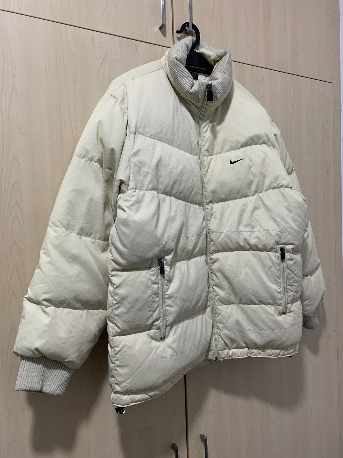 Nike × Vintage Vintage Nike puffer jacket bomber down jacket Size US L / EU 52-54 / 3 - 4 Thumbnail
