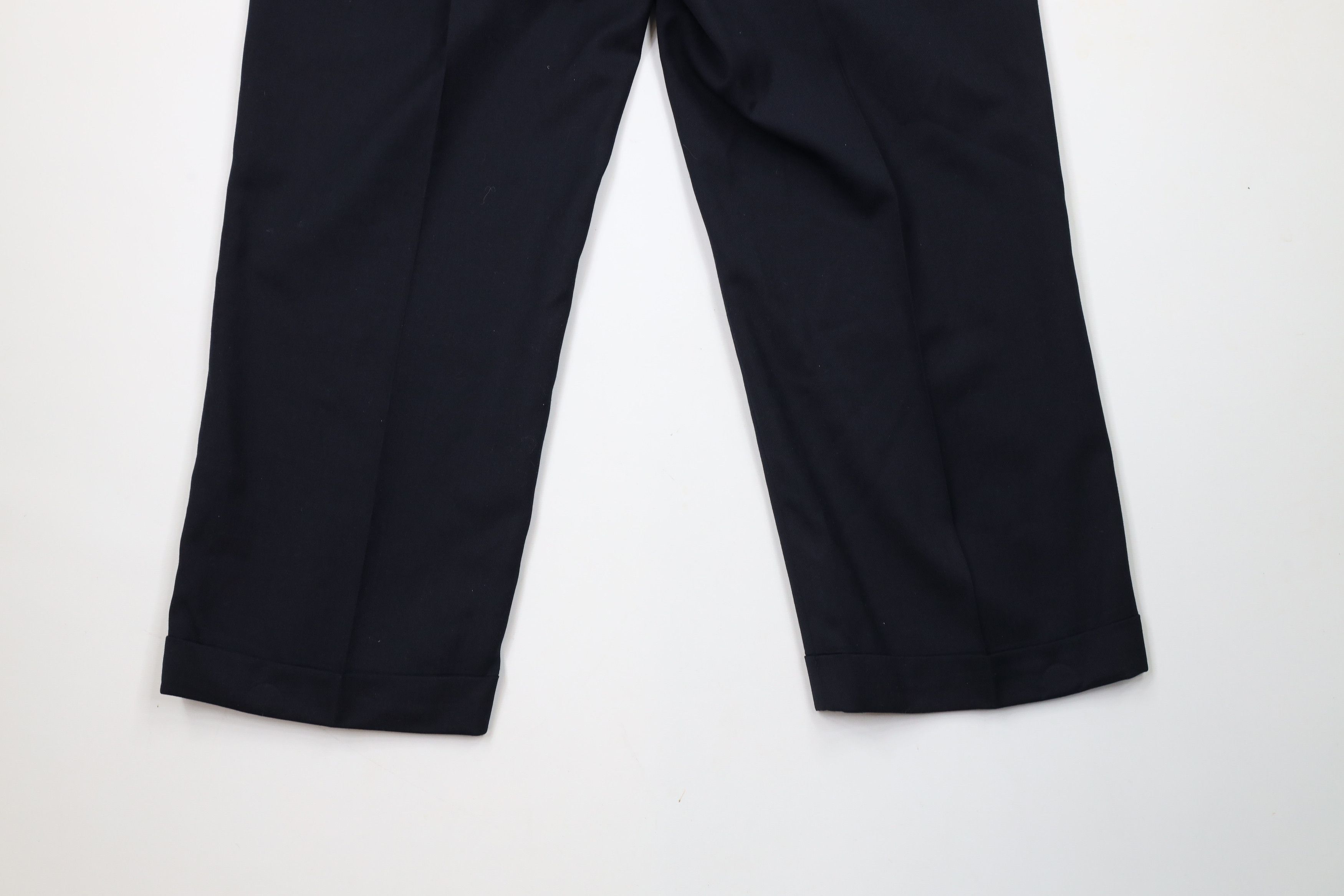 Vintage Vintage 90s Streetwear Herringbone Wool Wide Leg Chino Pants Size US 32 / EU 48 - 11 Thumbnail